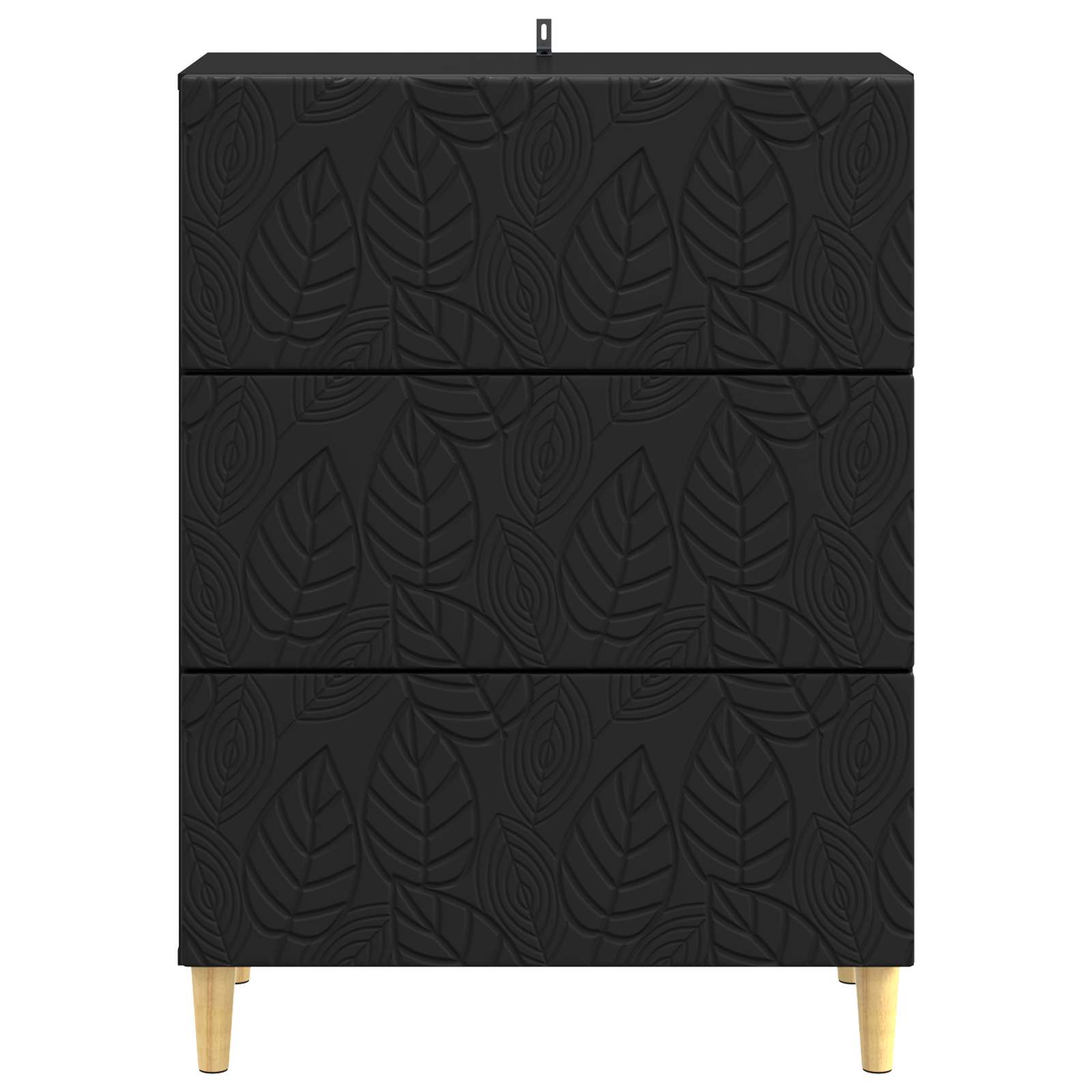 Armoire à tiroirs Noir 66 x 34,5 x 90 cm Bois d'ingénierie - XIOS