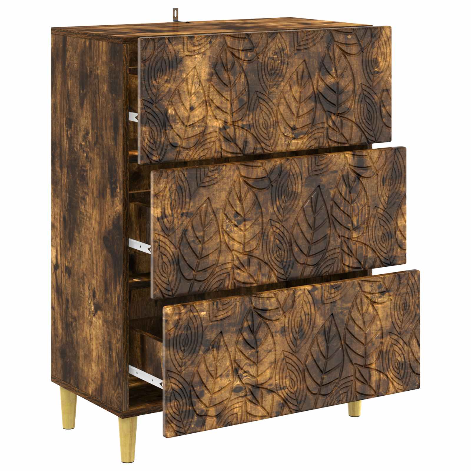 Armoire à tiroirs Chêne fumé 66 x 34,5 x 90 cm - XIOS