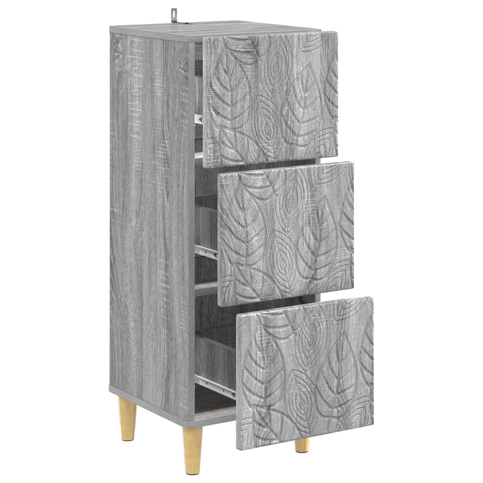 Armoire à tiroirs Sonoma gris 33 x 34,5 x 90 cm - XIOS
