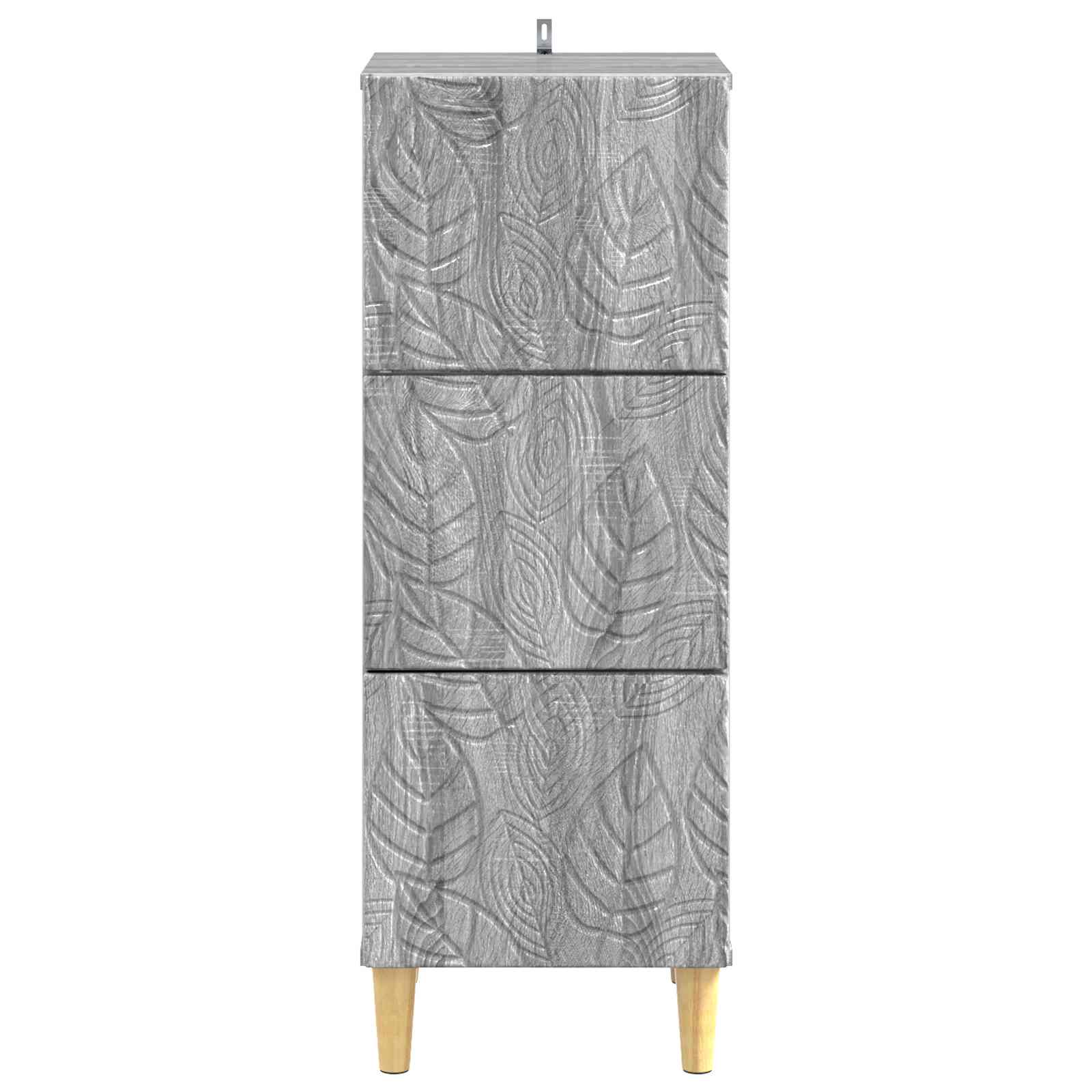 Armoire à tiroirs Sonoma gris 33 x 34,5 x 90 cm - XIOS