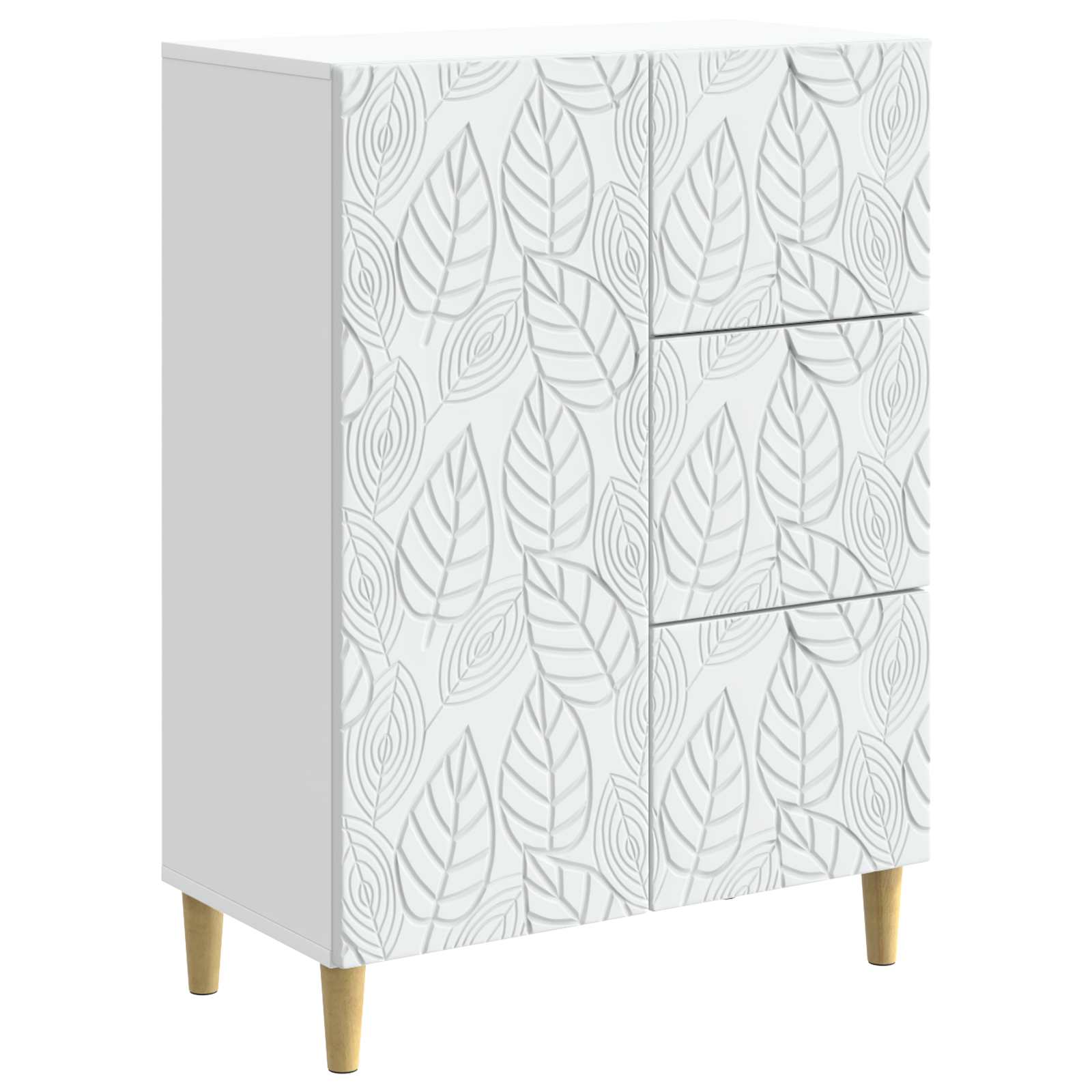 Buffet Blanc 66 x 34,5 x 90 cm Bois d'ingénierie - XIOS