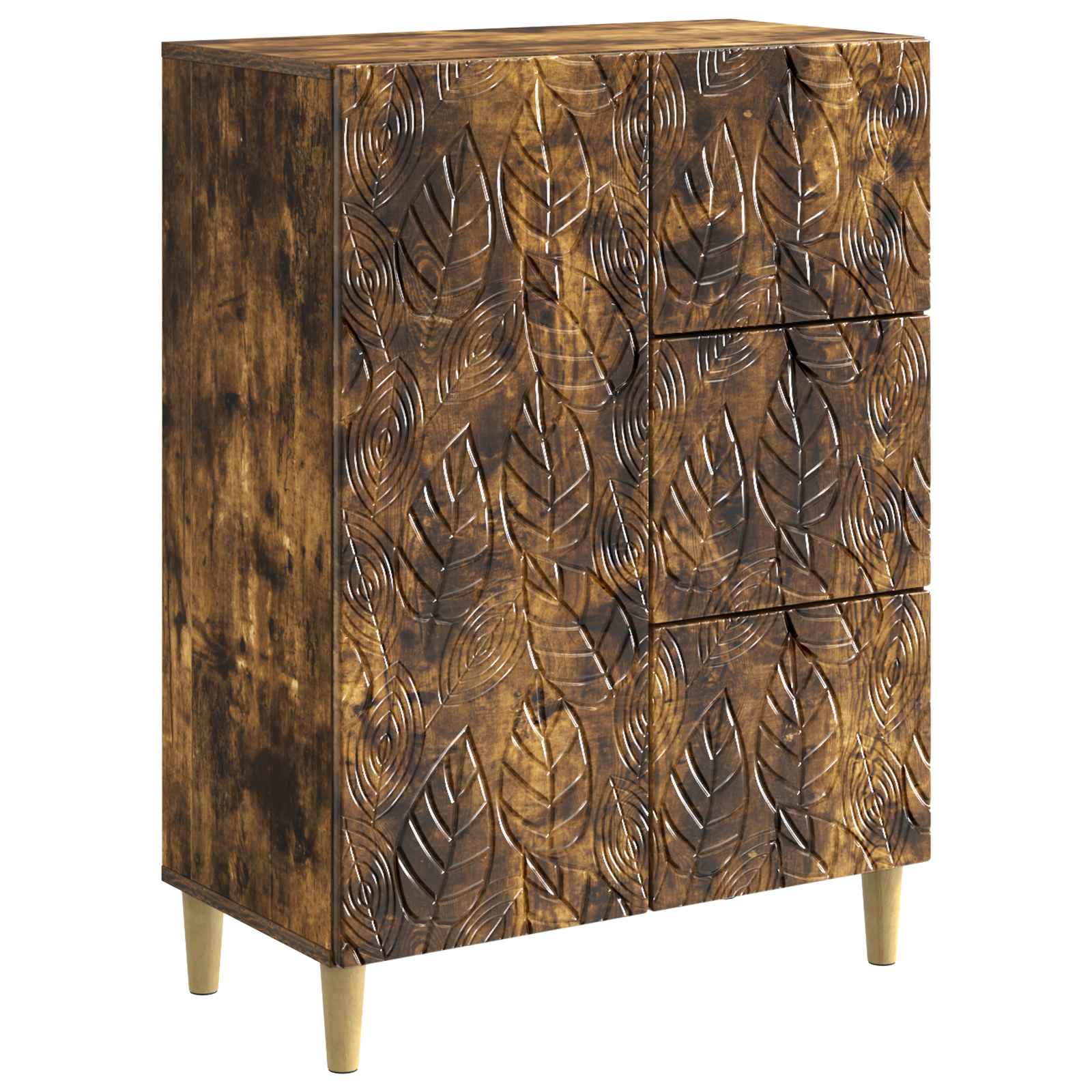 Buffet Chêne fumé 66 x 34,5 x 90 cm Bois d'ingénierie - XIOS