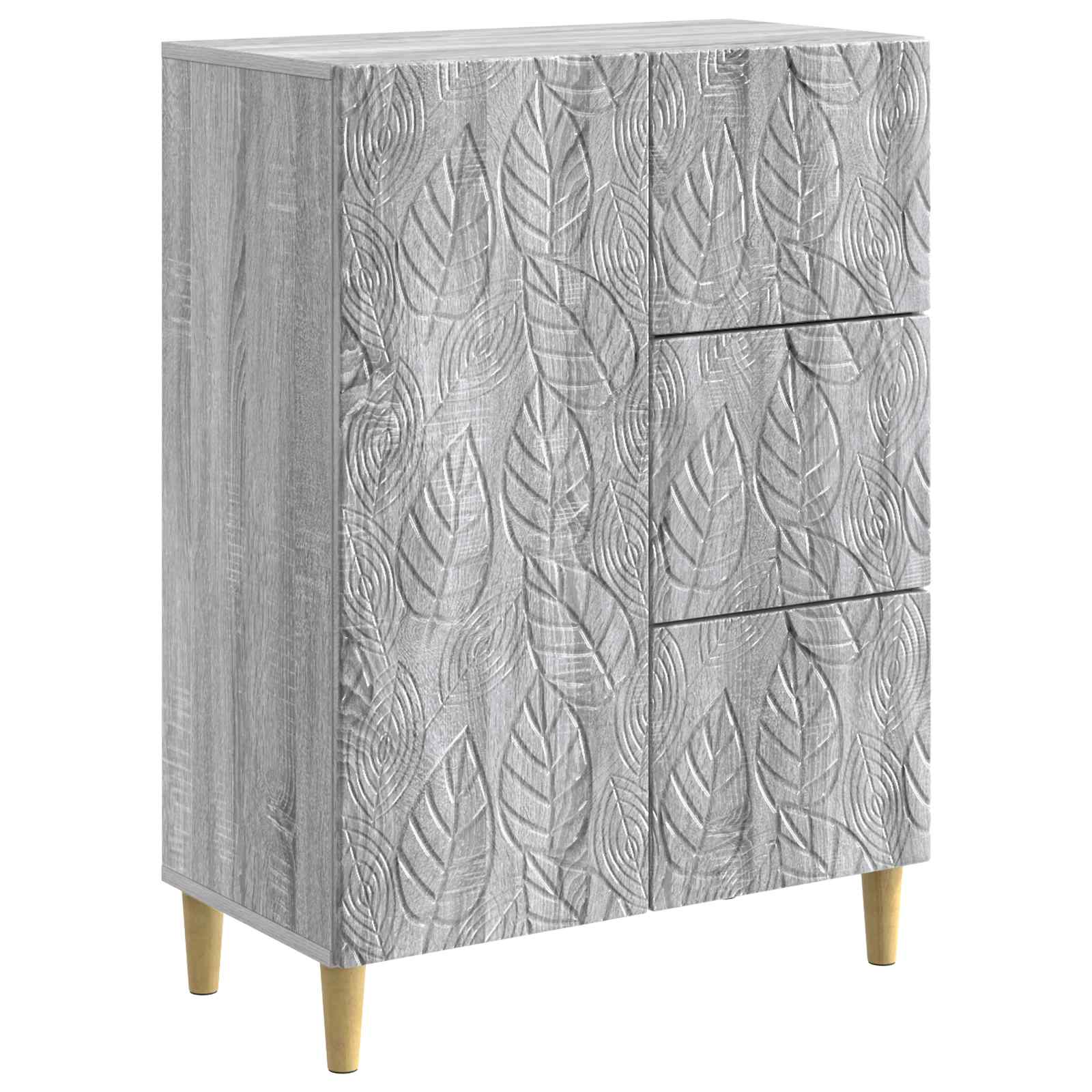 Buffet Sonoma gris 66 x 34,5 x 90 cm Bois d'ingénierie - XIOS