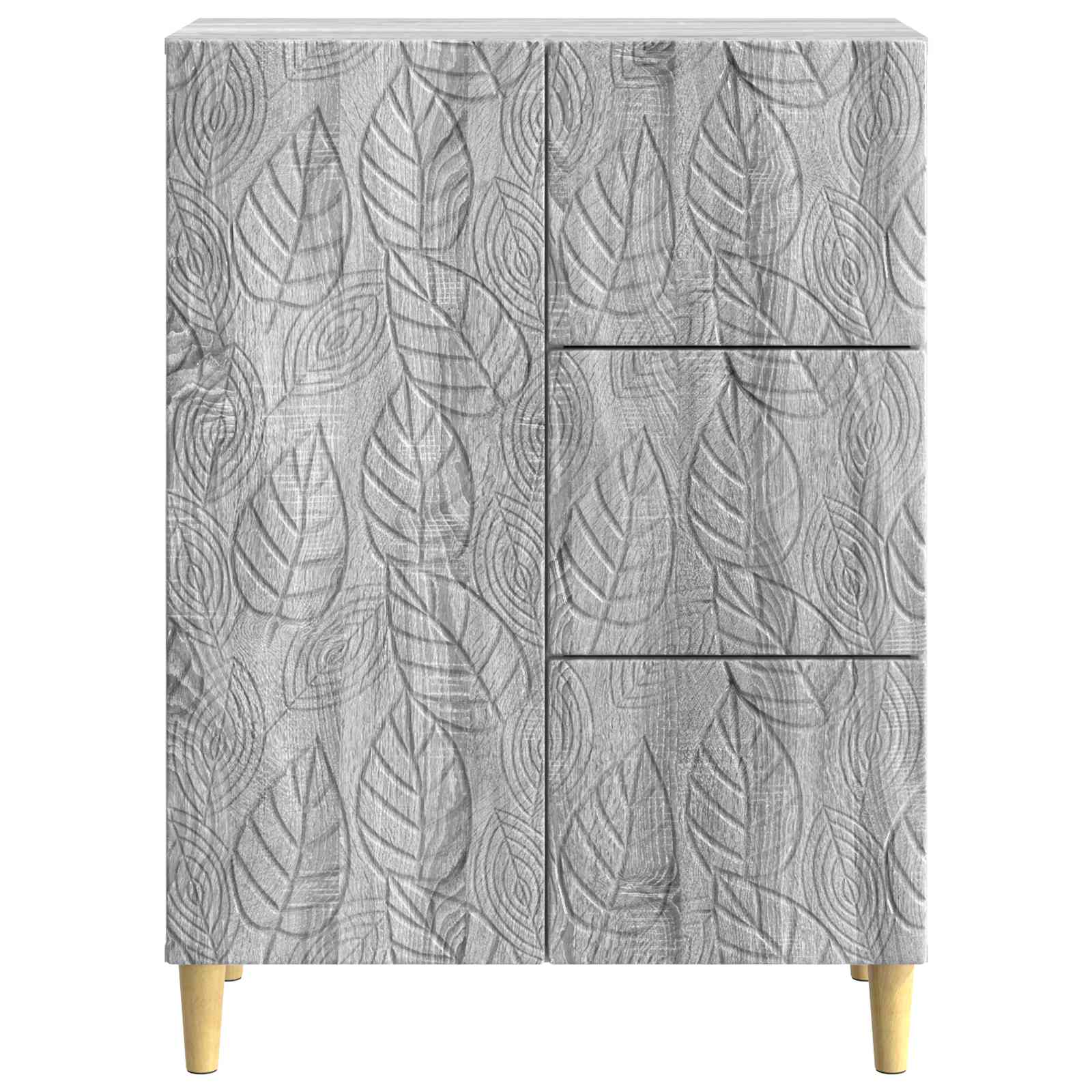 Buffet Sonoma gris 66 x 34,5 x 90 cm Bois d'ingénierie - XIOS