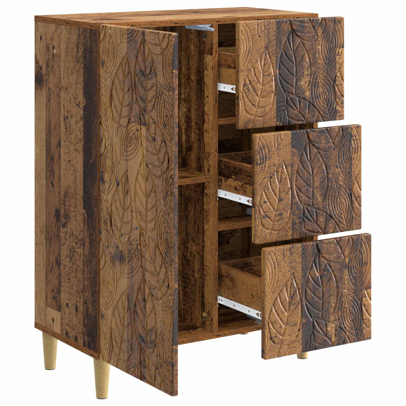 Buffet Bois ancien 66 x 34,5 x 90 cm Bois d'ingénierie - XIOS