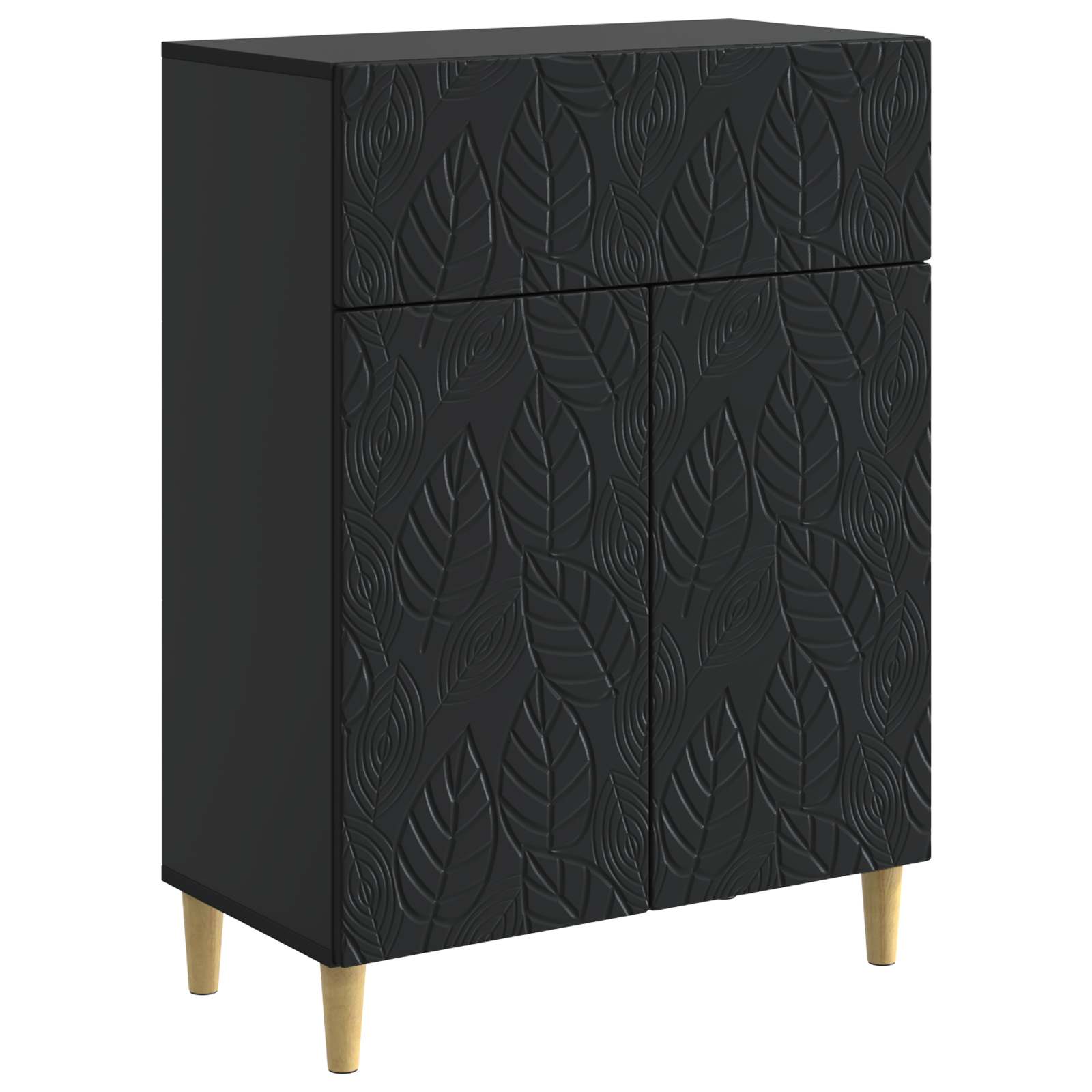 Buffet Noir 66 x 34,5 x 90 cm Bois d'ingénierie - XIOS