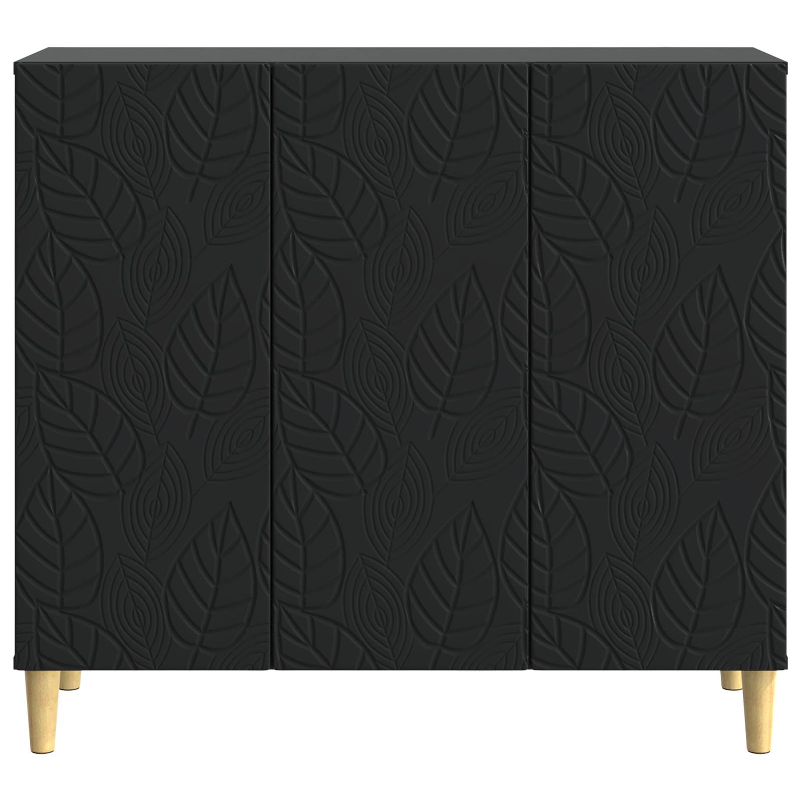 Buffet Noir 89 x 34,5 x 80 cm Bois d'ingénierie - XIOS