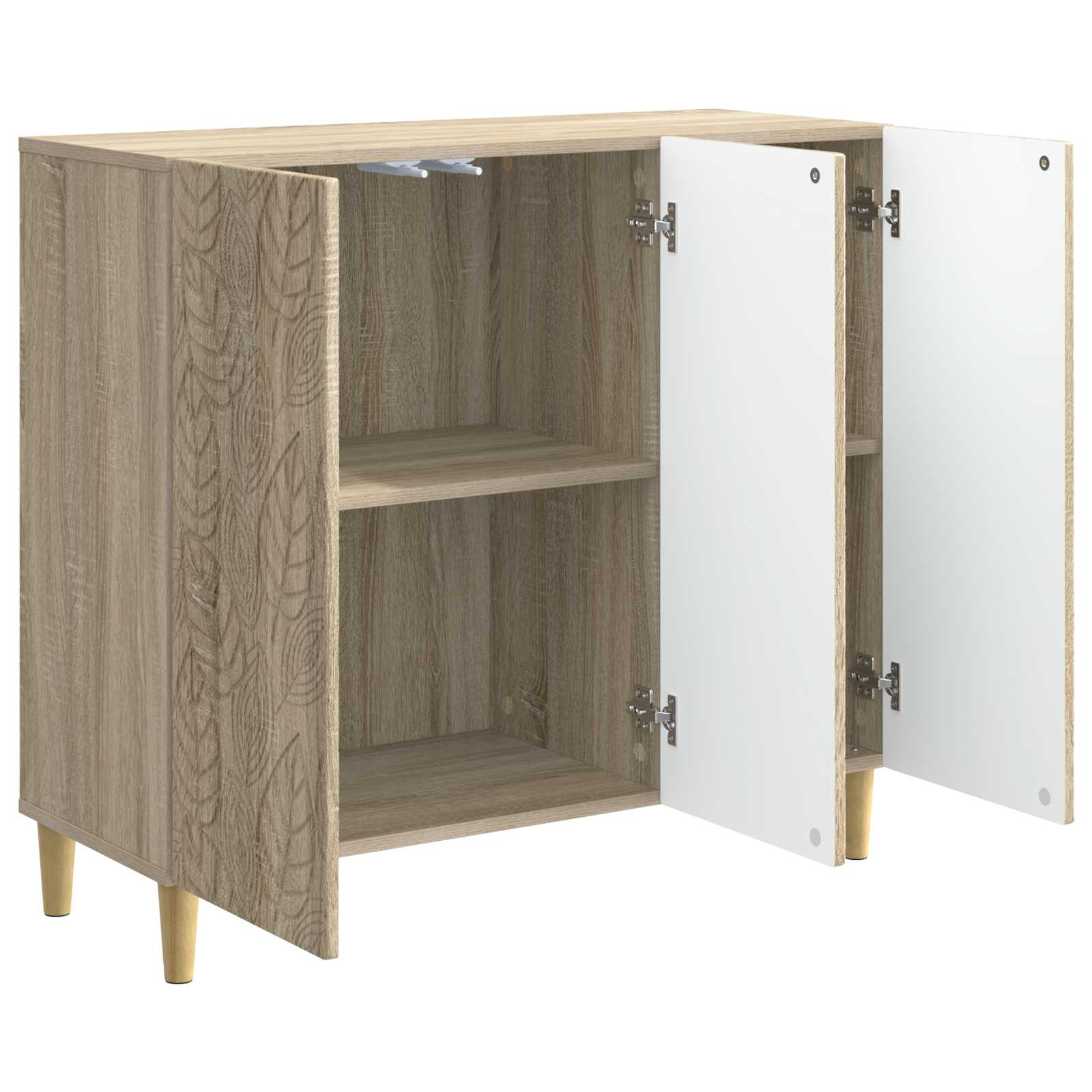 Buffet Chêne Sonoma 89 x 34,5 x 80 cm Bois d'ingénierie - XIOS