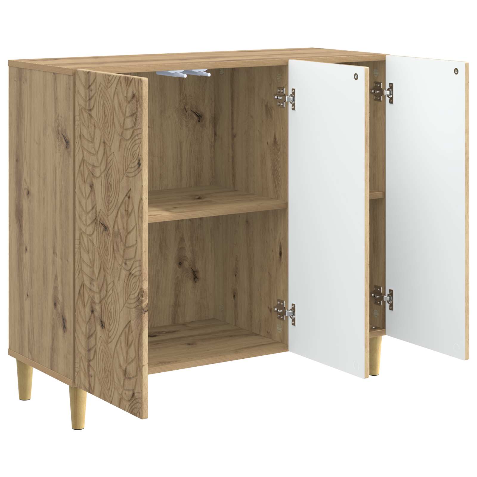 Buffet Chêne artisanal 89 x 34,5 x 80 cm Bois d'ingénierie