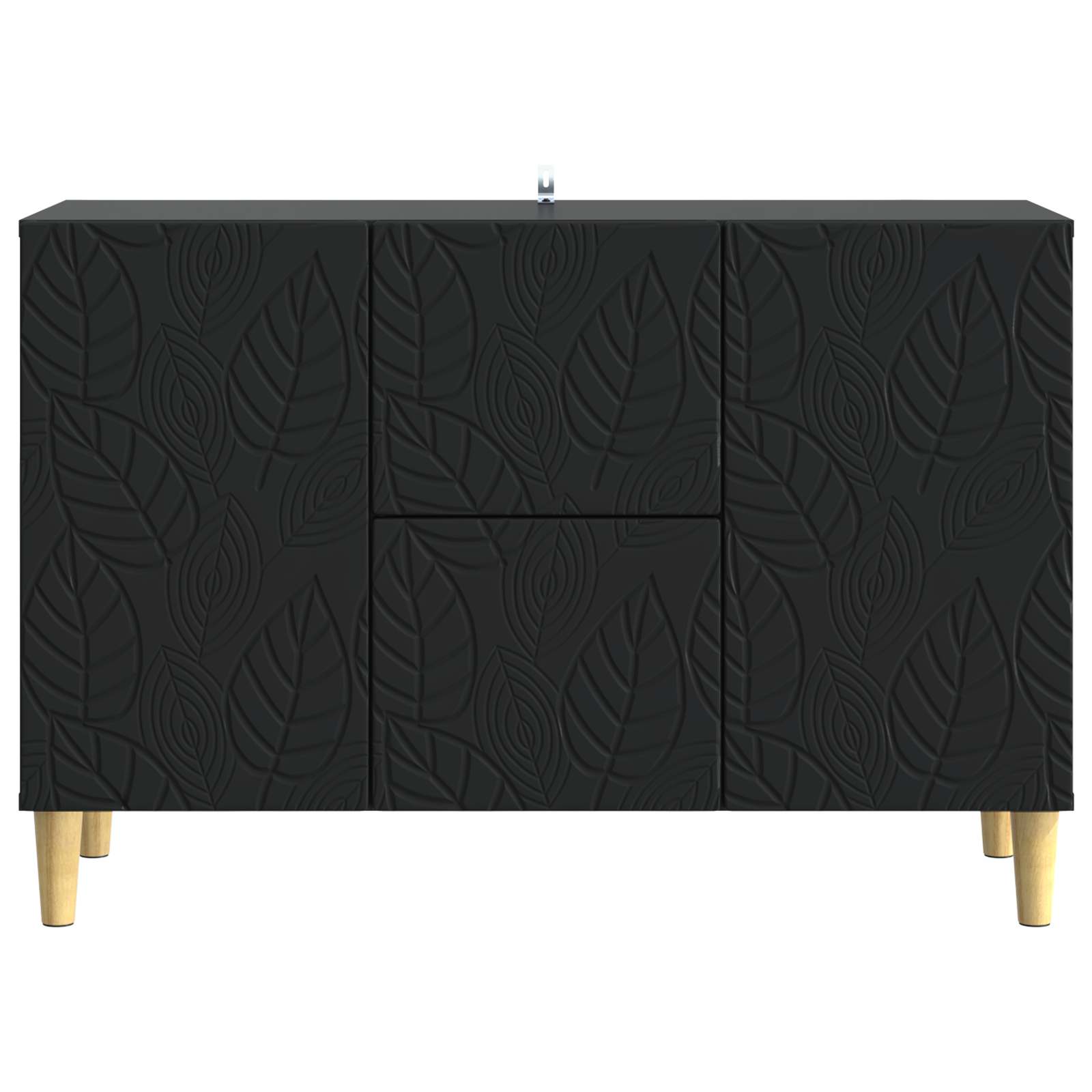 Buffet Noir 89 x 34,5 x 60 cm Bois d'ingénierie - XIOS