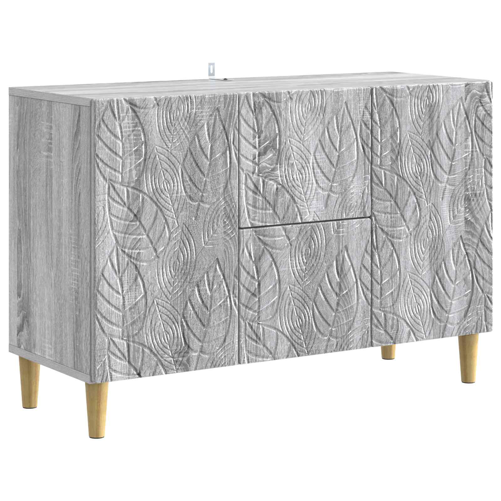 Buffet Sonoma gris 89 x 34,5 x 60 cm Bois d'ingénierie - XIOS