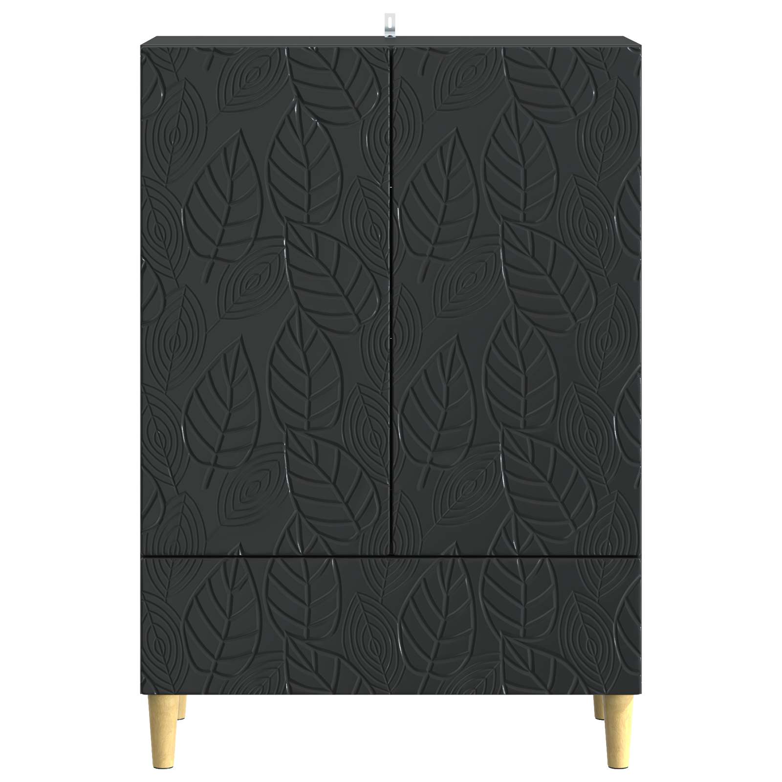 Buffet Noir 66 x 34,5 x 95 cm Bois d'ingénierie - XIOS
