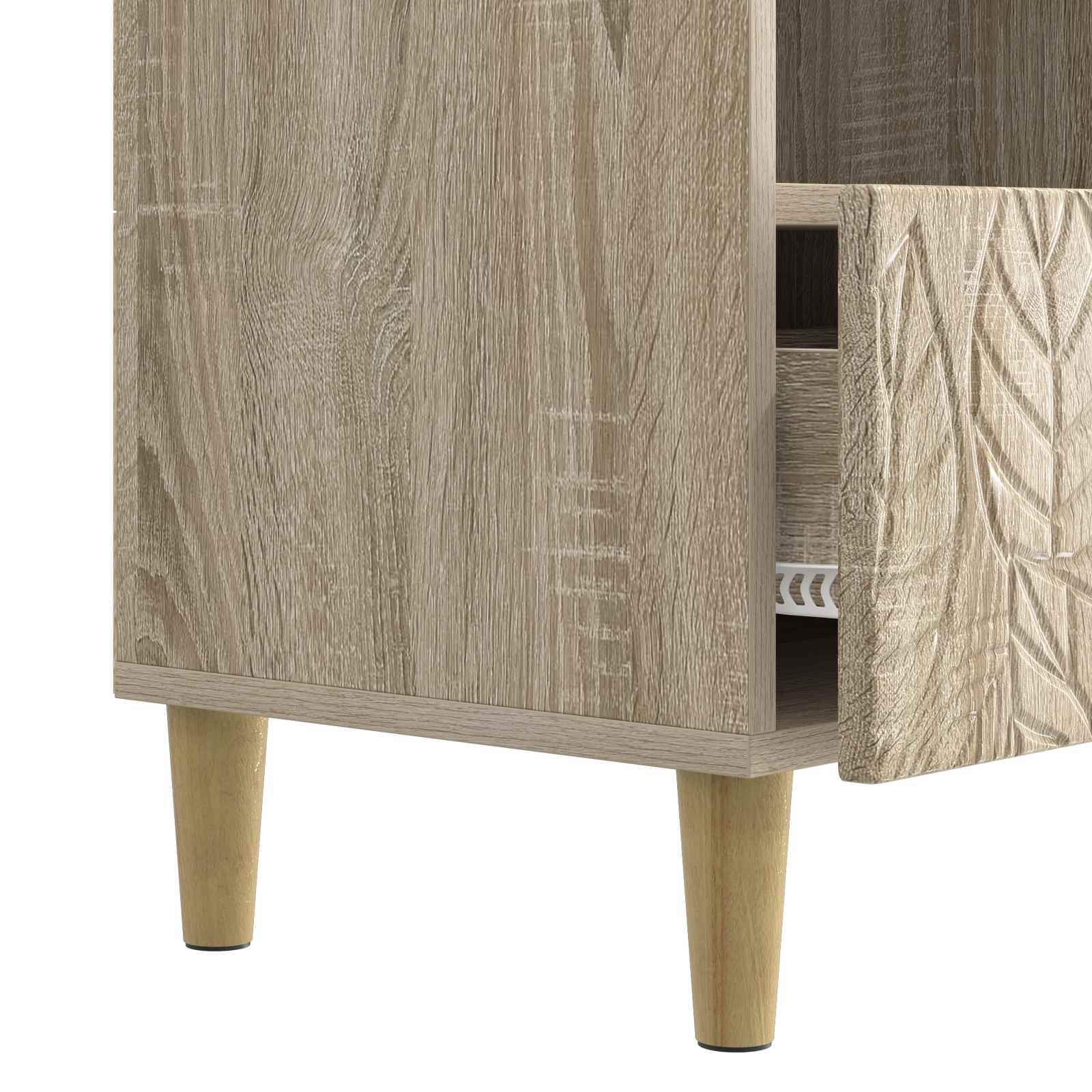 Meuble TV 102 x 34,5 x 50 cm Chêne Sonoma Bois d'ingénierie - XIOS