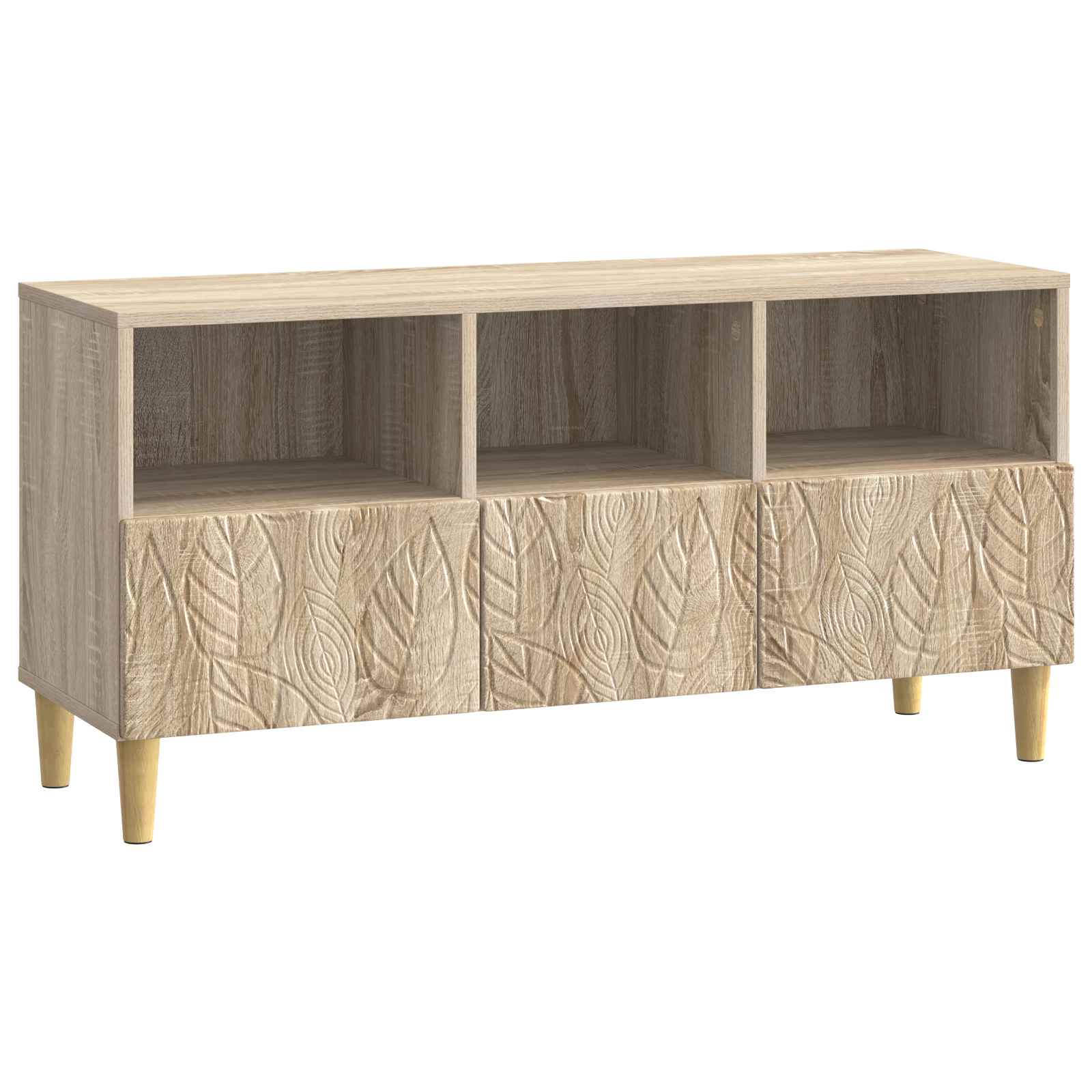 Meuble TV 102 x 34,5 x 50 cm Chêne Sonoma Bois d'ingénierie - XIOS