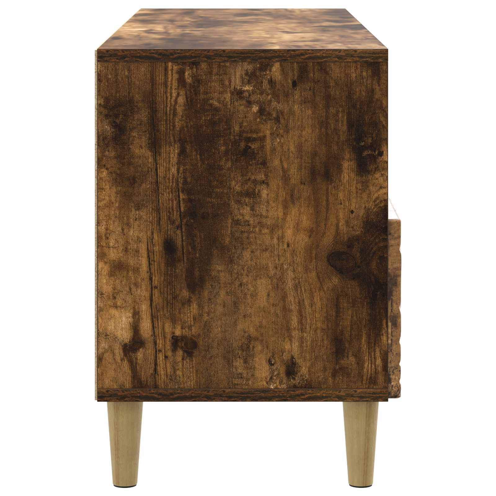 Meuble TV 102 x 34,5 x 50 cm Chêne fumé Bois d'ingénierie - XIOS
