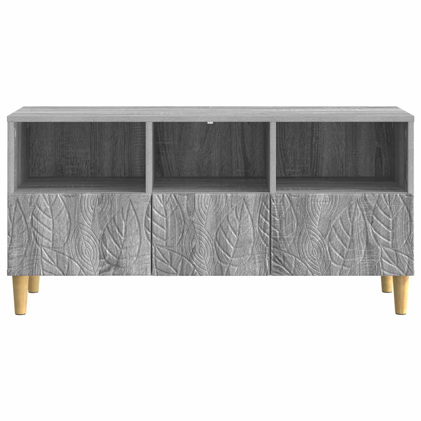 Meuble TV 102 x 34,5 x 50 cm Sonoma gris Bois d'ingénierie - XIOS