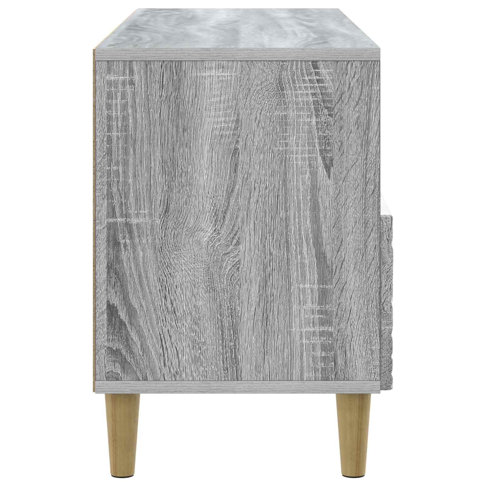 Meuble TV 102 x 34,5 x 50 cm Sonoma gris Bois d'ingénierie - XIOS