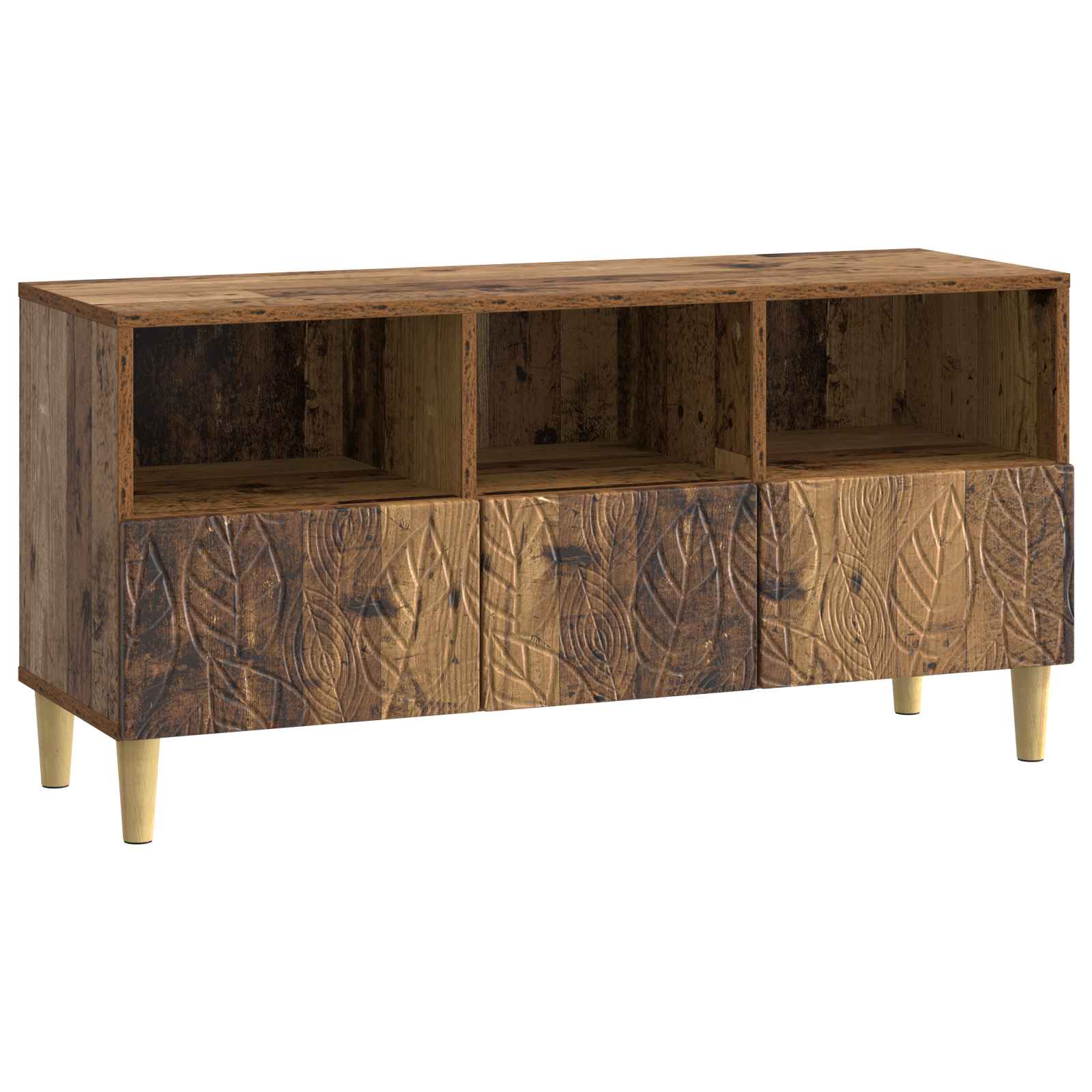 Meuble TV 102 x 34,5 x 50 cm Bois ancien Bois d'ingénierie - XIOS