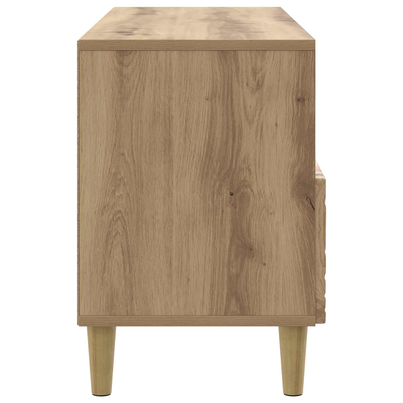 Meuble TV 102 x 34,5 x 50 cm Chêne artisanal Bois d'ingénierie - XIOS