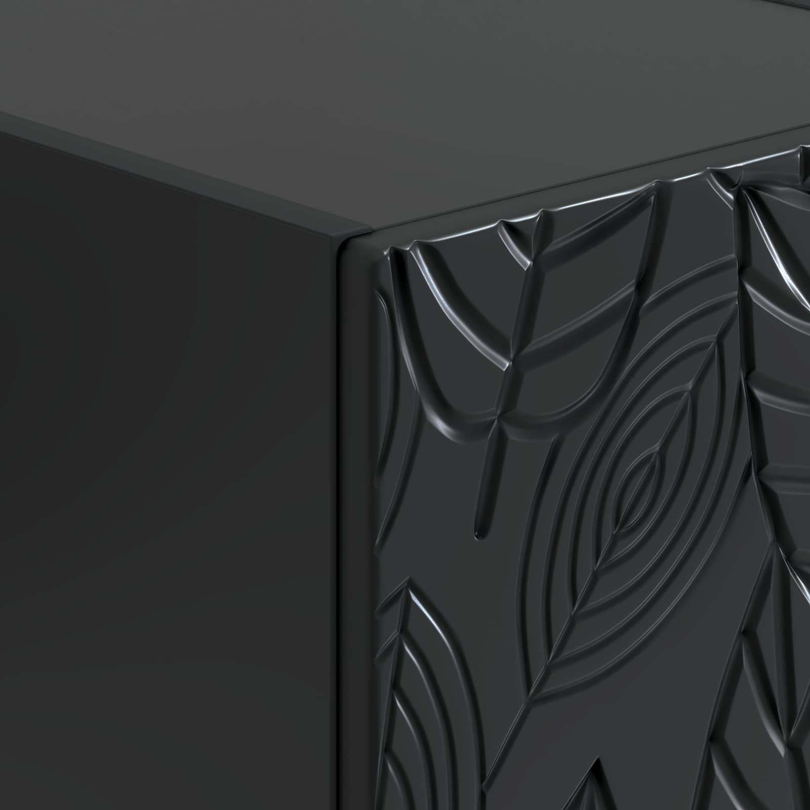 Meuble TV 150 x 31 x 50 cm Noir Bois d'ingénierie - XIOS