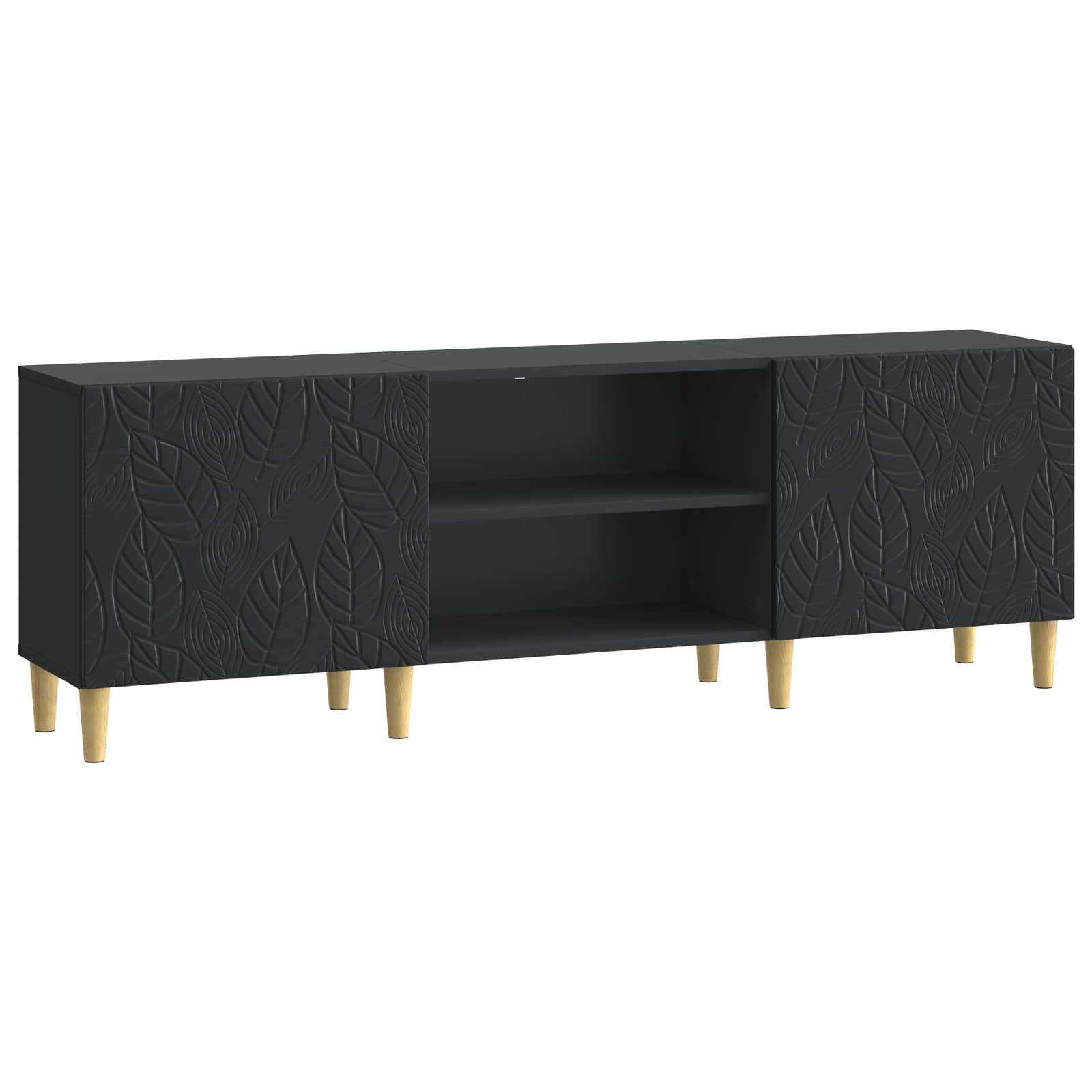 Meuble TV 150 x 31 x 50 cm Noir Bois d'ingénierie - XIOS
