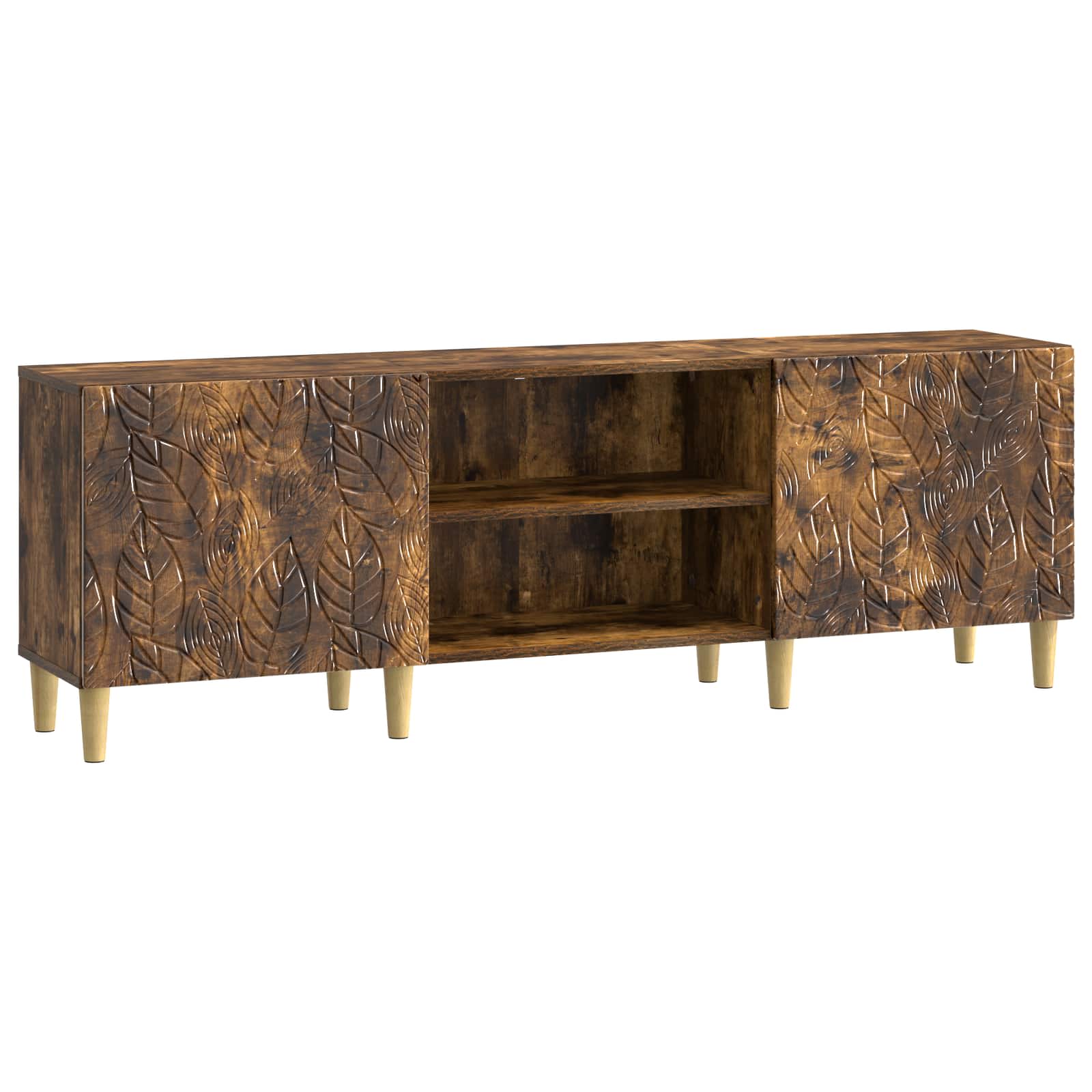 Meuble TV 150 x 31 x 50 cm Chêne fumé Bois d'ingénierie - XIOS