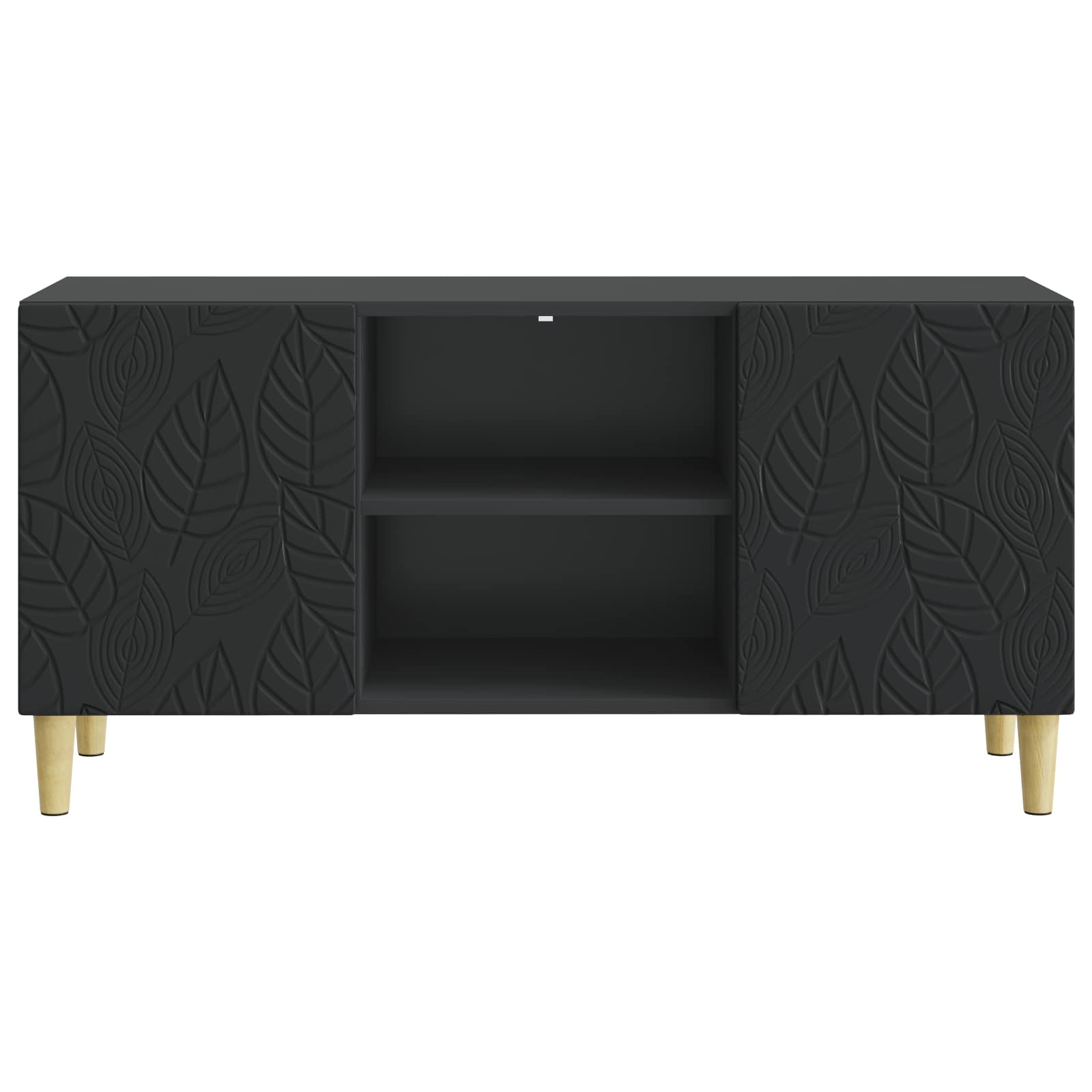 Meuble TV 102 x 34,5 x 50 cm Noir Bois d'ingénierie - XIOS