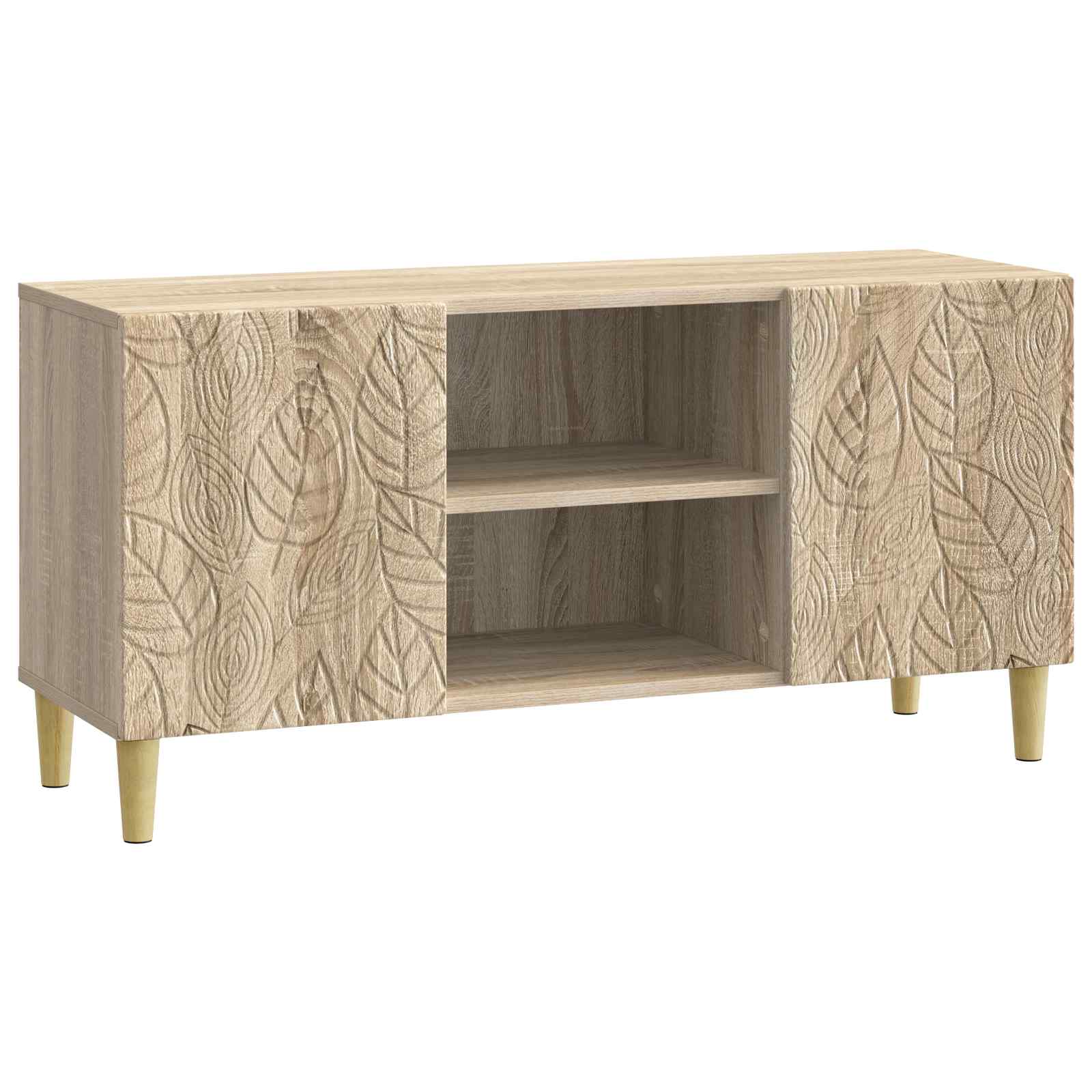 Meuble TV 102 x 34,5 x 50 cm Chêne Sonoma Bois d'ingénierie - XIOS
