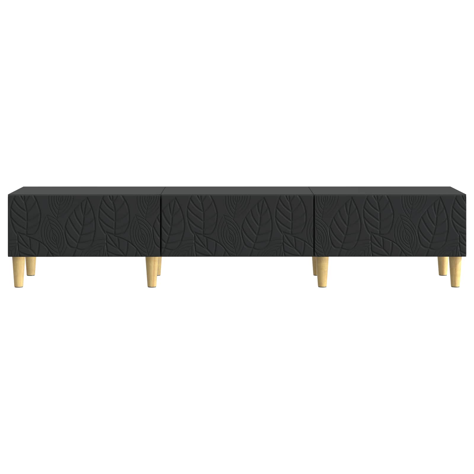 Meuble TV 147 x 34,5 x 30 cm Noir Bois d'ingénierie - XIOS