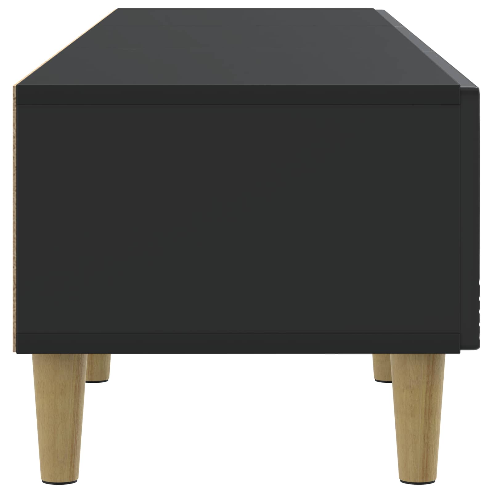 Meuble TV 147 x 34,5 x 30 cm Noir Bois d'ingénierie - XIOS