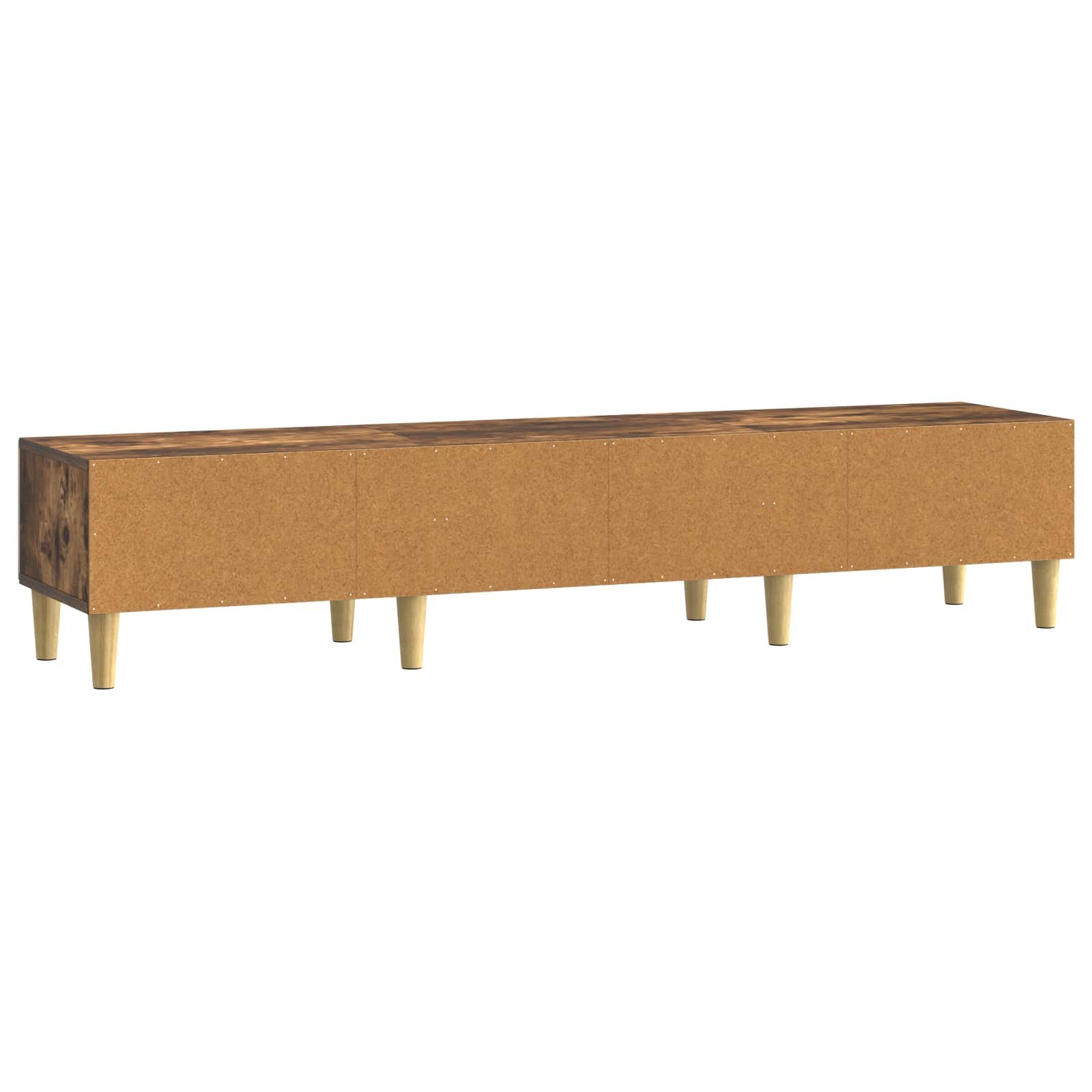 Meuble TV 147 x 34,5 x 30 cm Chêne fumé Bois d'ingénierie - XIOS
