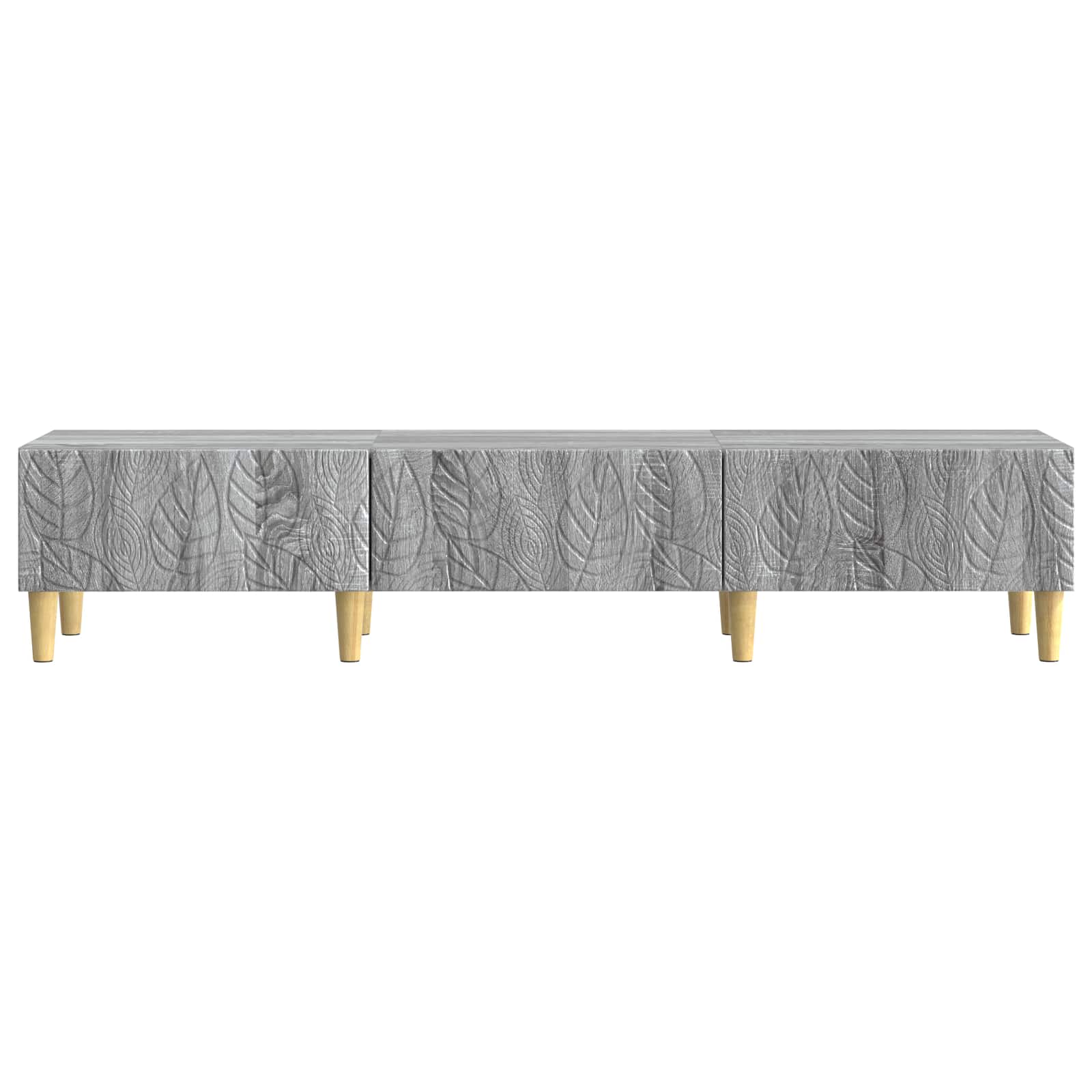 Meuble TV 147 x 34,5 x 30 cm Sonoma gris Bois d'ingénierie - XIOS