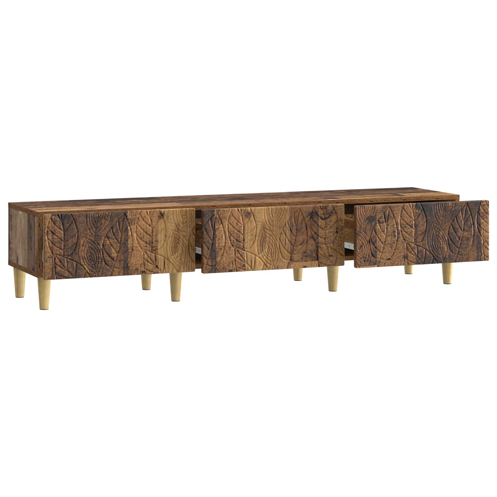 Meuble TV 147 x 34,5 x 30 cm Bois ancien Bois d'ingénierie - XIOS