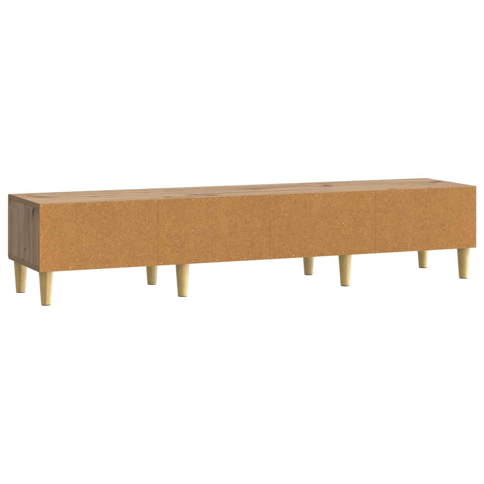 Meuble TV 147 x 34,5 x 30 cm Chêne artisanal Bois d'ingénierie - XIOS
