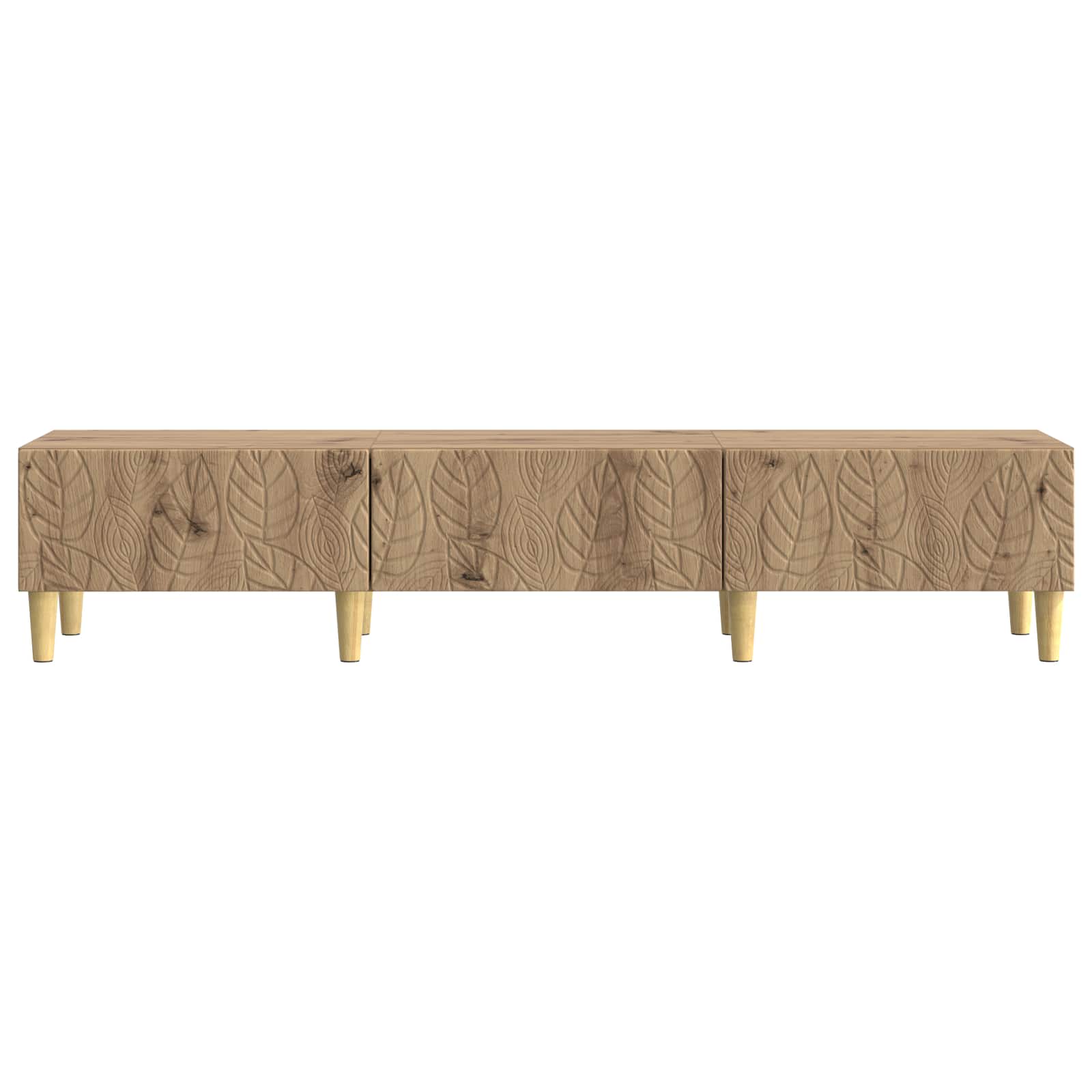 Meuble TV 147 x 34,5 x 30 cm Chêne artisanal Bois d'ingénierie - XIOS