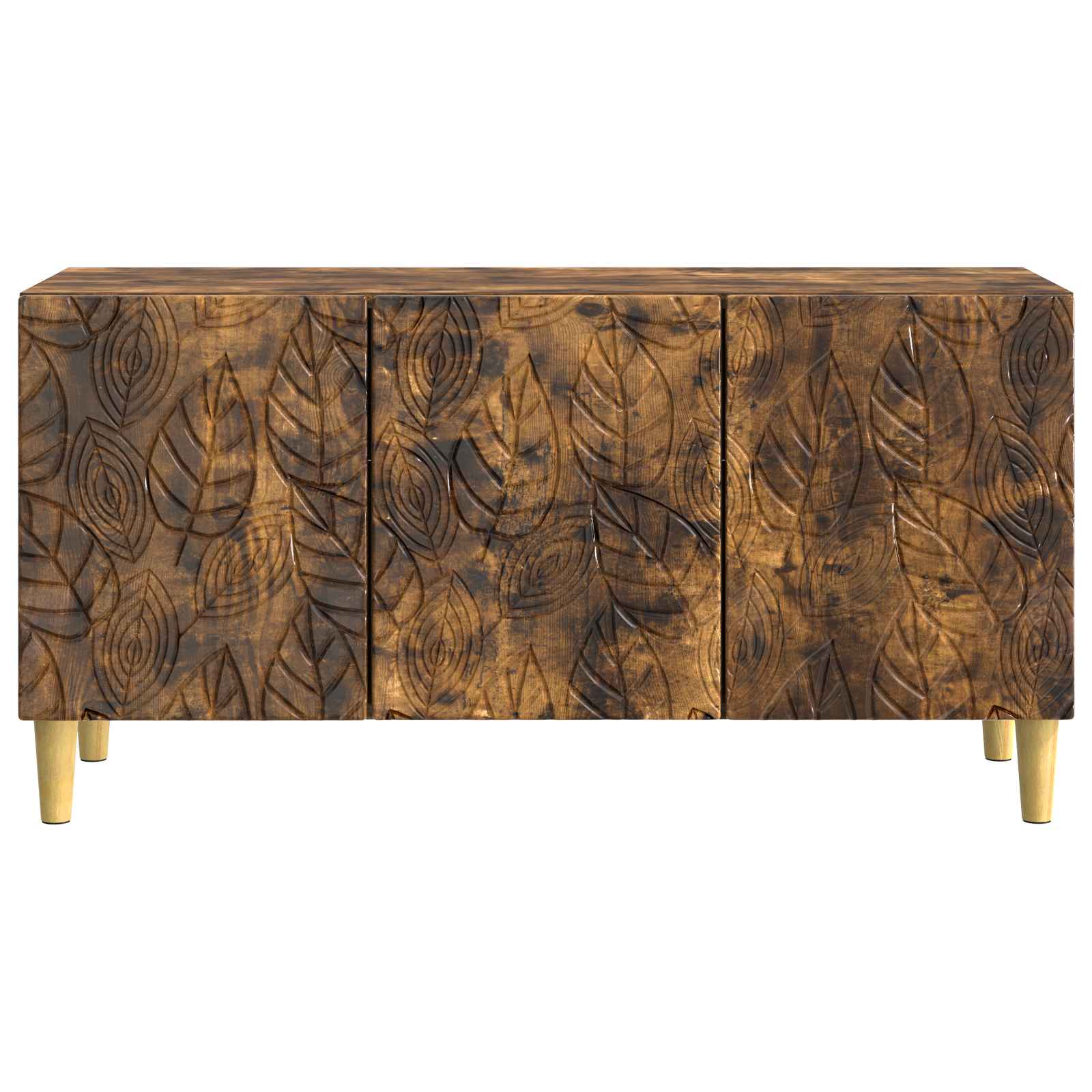 Meuble TV 99 x 34,5 x 50 cm Chêne fumé Bois d'ingénierie - XIOS