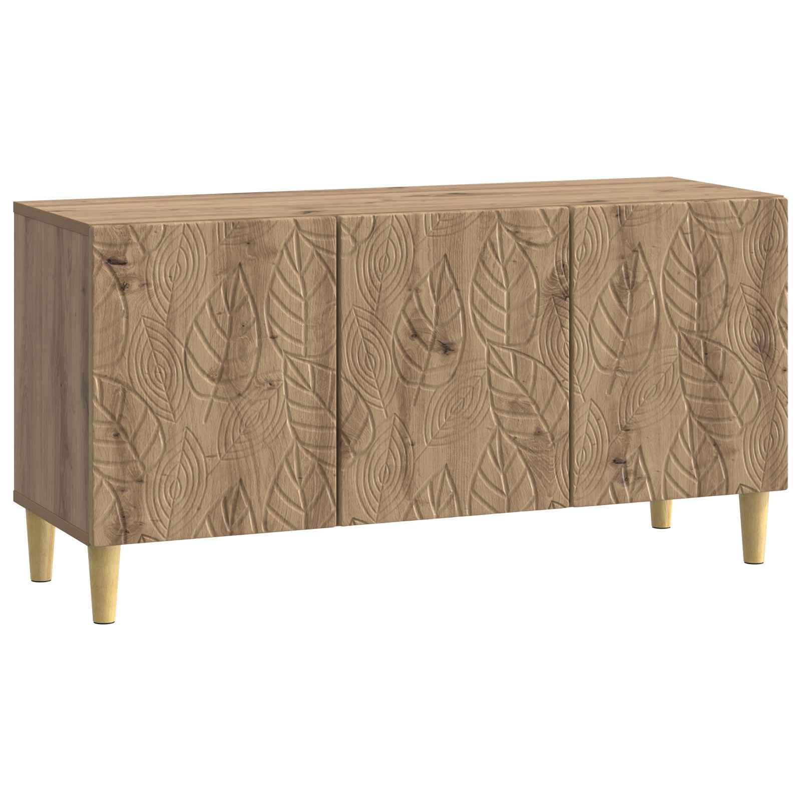 Meuble TV 99 x 34,5 x 50 cm Chêne artisanal Bois d'ingénierie - XIOS