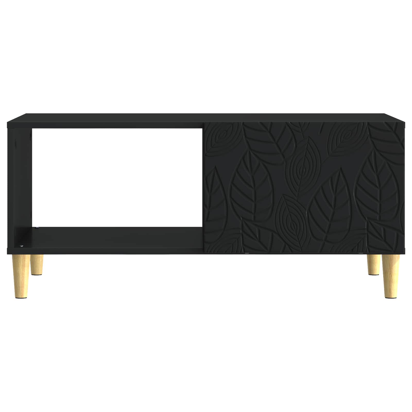 Table basse Noir 90 x 50 x 40 cm Bois d'ingénierie - XIOS