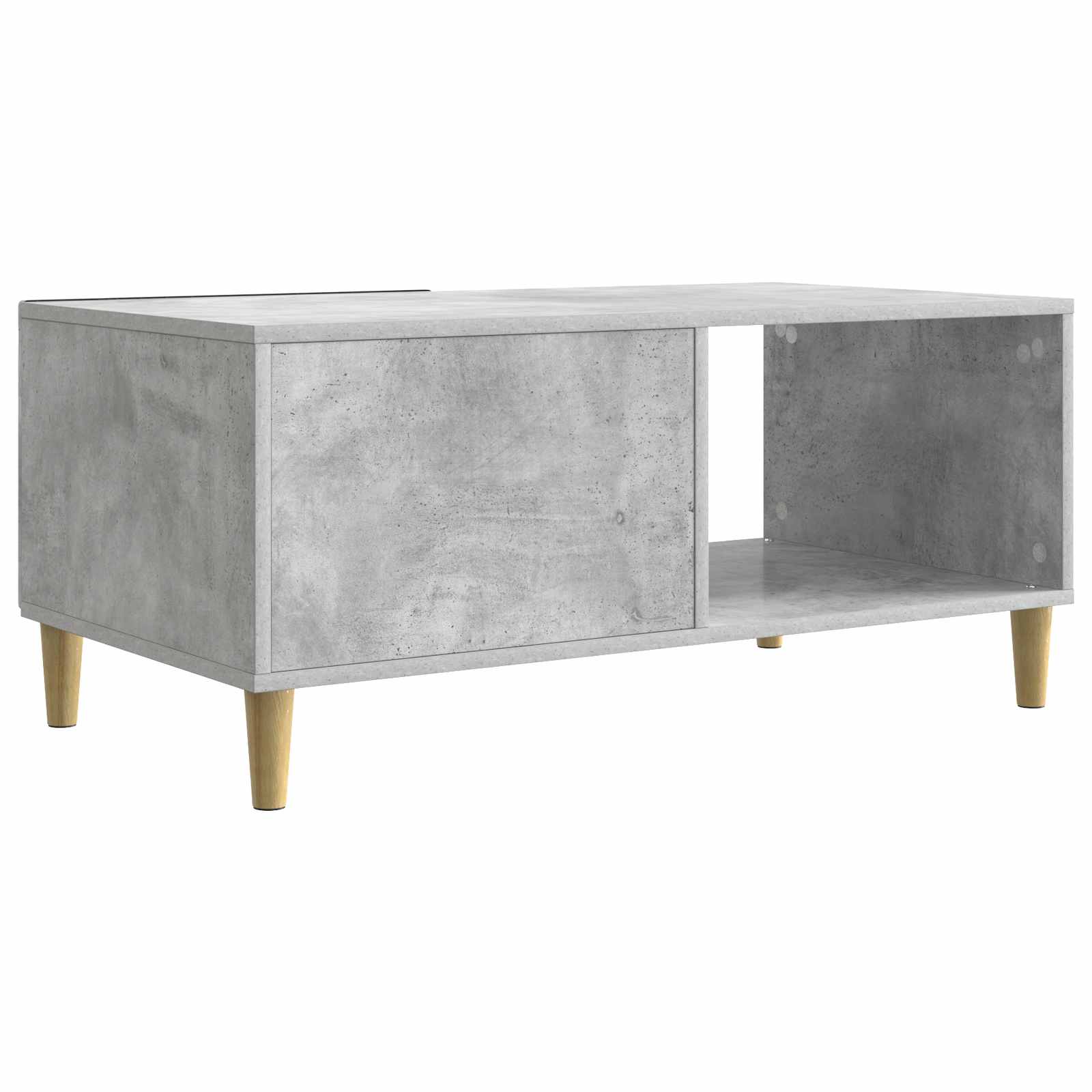 Table basse Gris béton 90 x 50 x 40 cm Bois d'ingénierie - XIOS