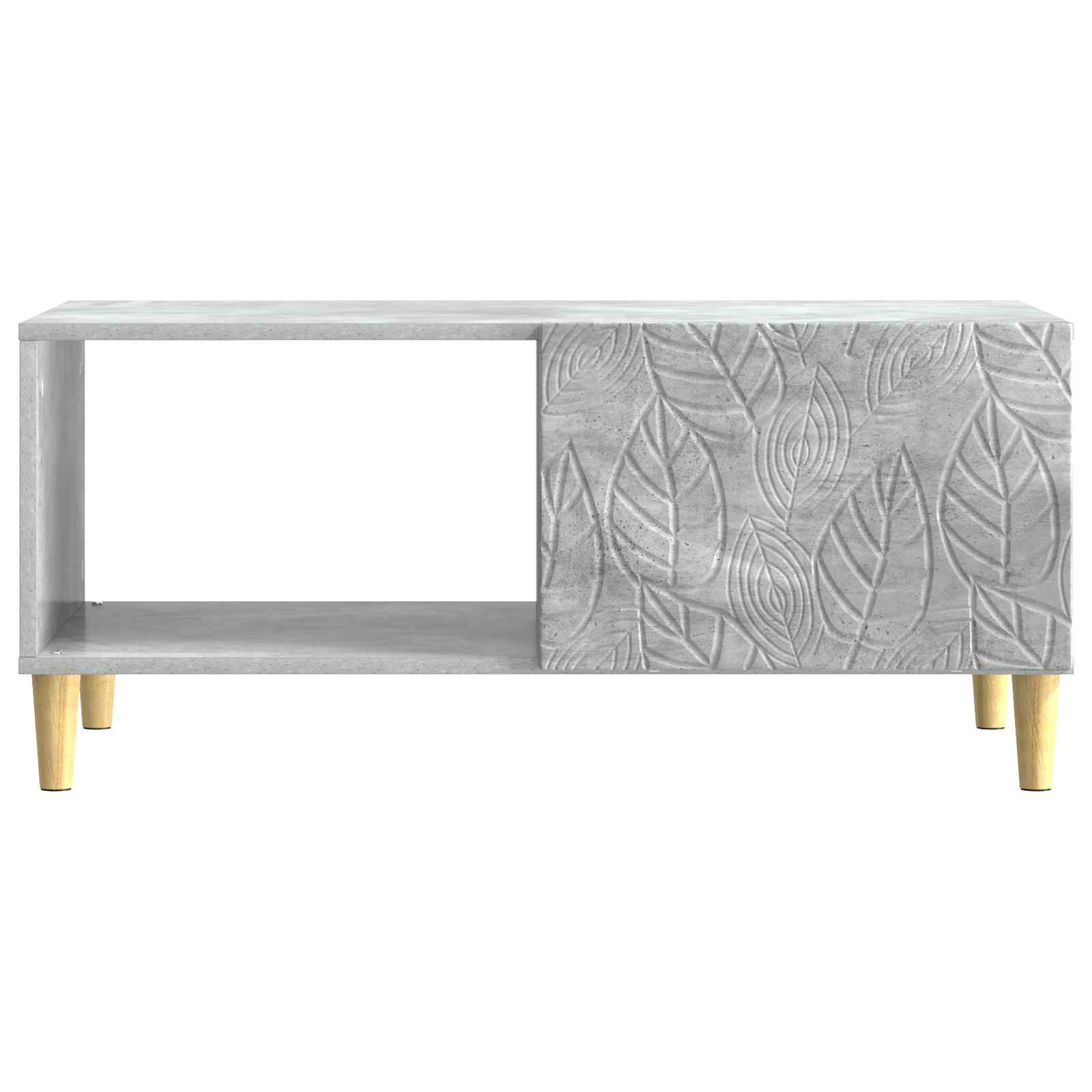 Table basse Gris béton 90 x 50 x 40 cm Bois d'ingénierie - XIOS