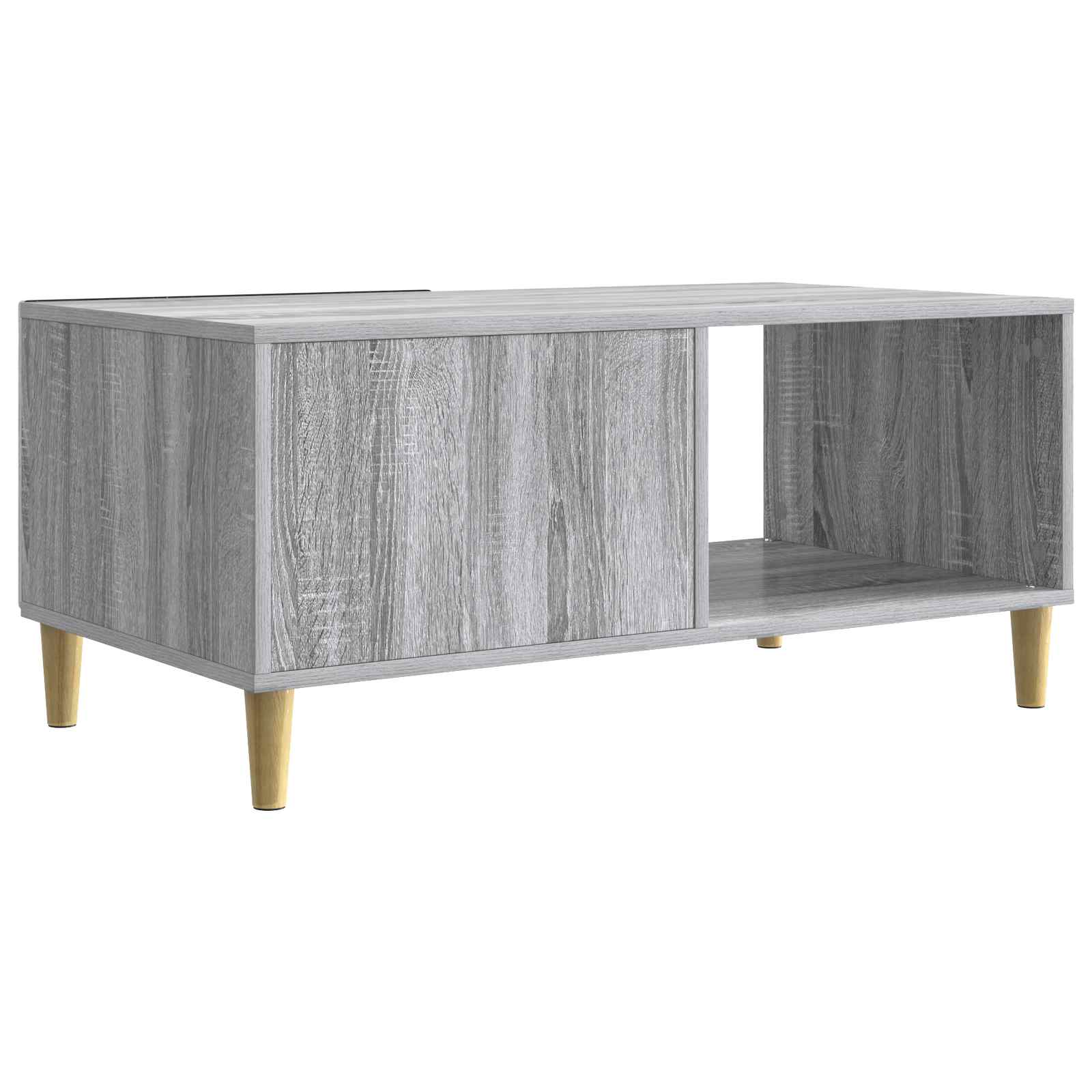 Table basse Sonoma gris 90 x 50 x 40 cm Bois d'ingénierie - XIOS