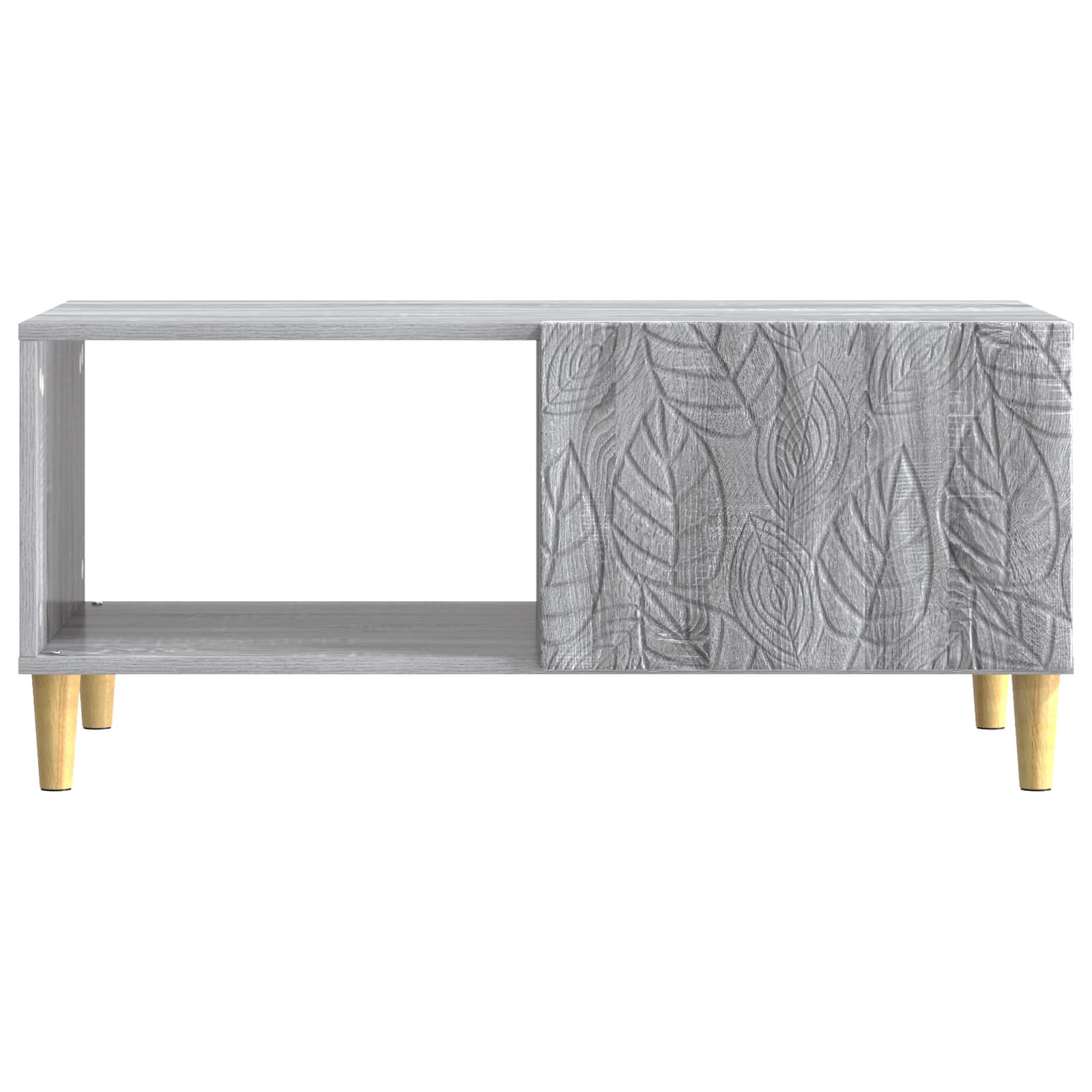 Table basse Sonoma gris 90 x 50 x 40 cm Bois d'ingénierie - XIOS