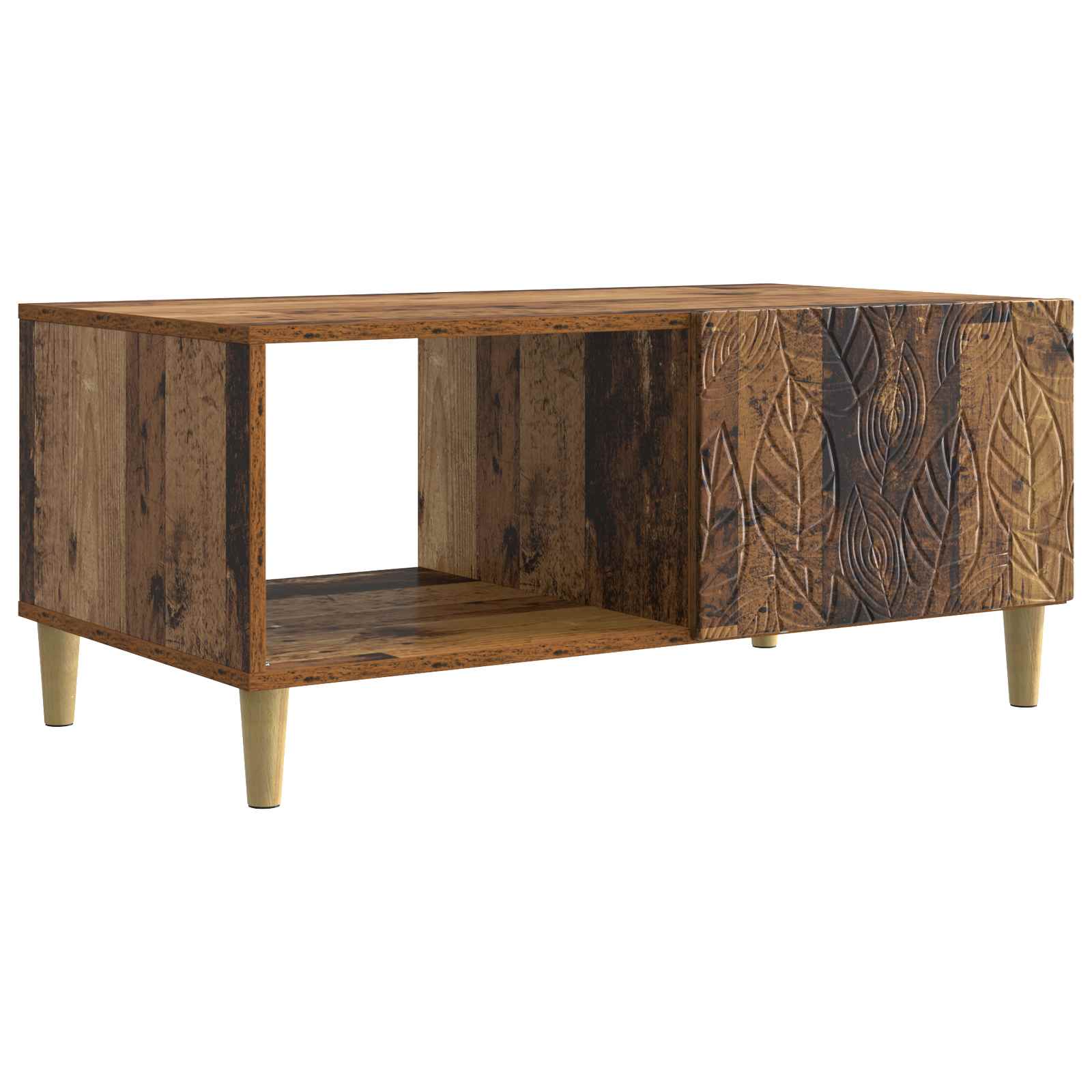 Table basse Bois ancien 90 x 50 x 40 cm Bois d'ingénierie - XIOS