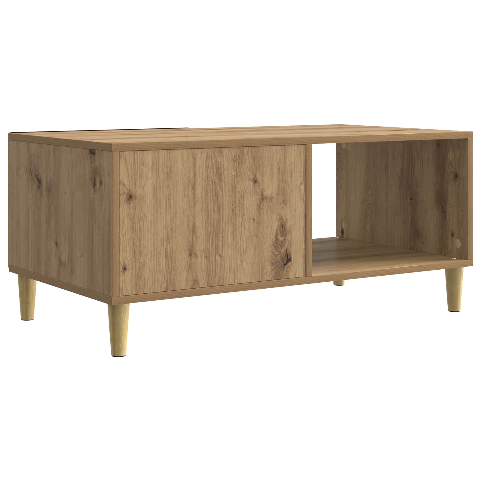 Table basse Chêne artisanal 90 x 50 x 40 cm Bois d'ingénierie - XIOS