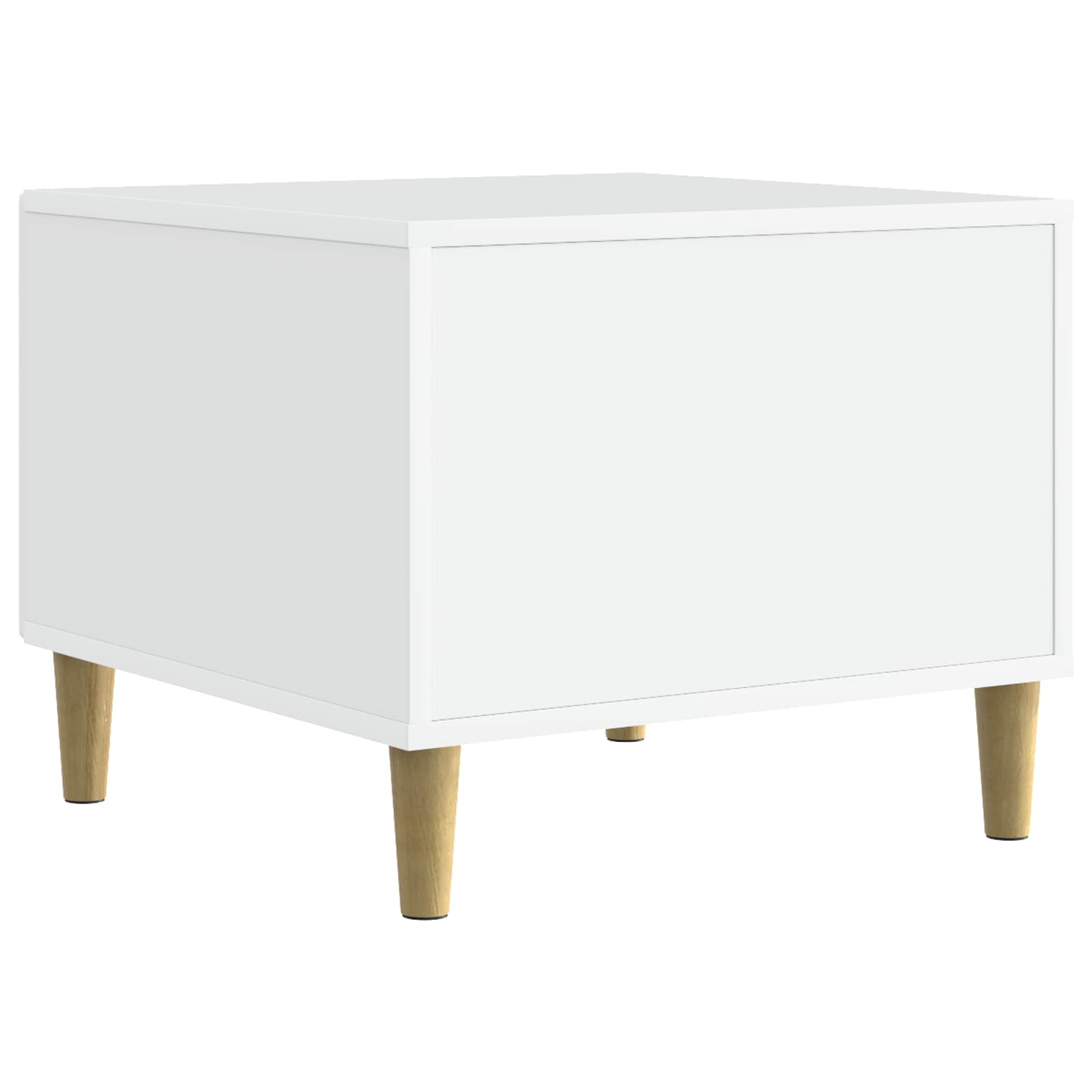 Table basse Blanc 50 x 49 x 40 cm Bois d'ingénierie - XIOS