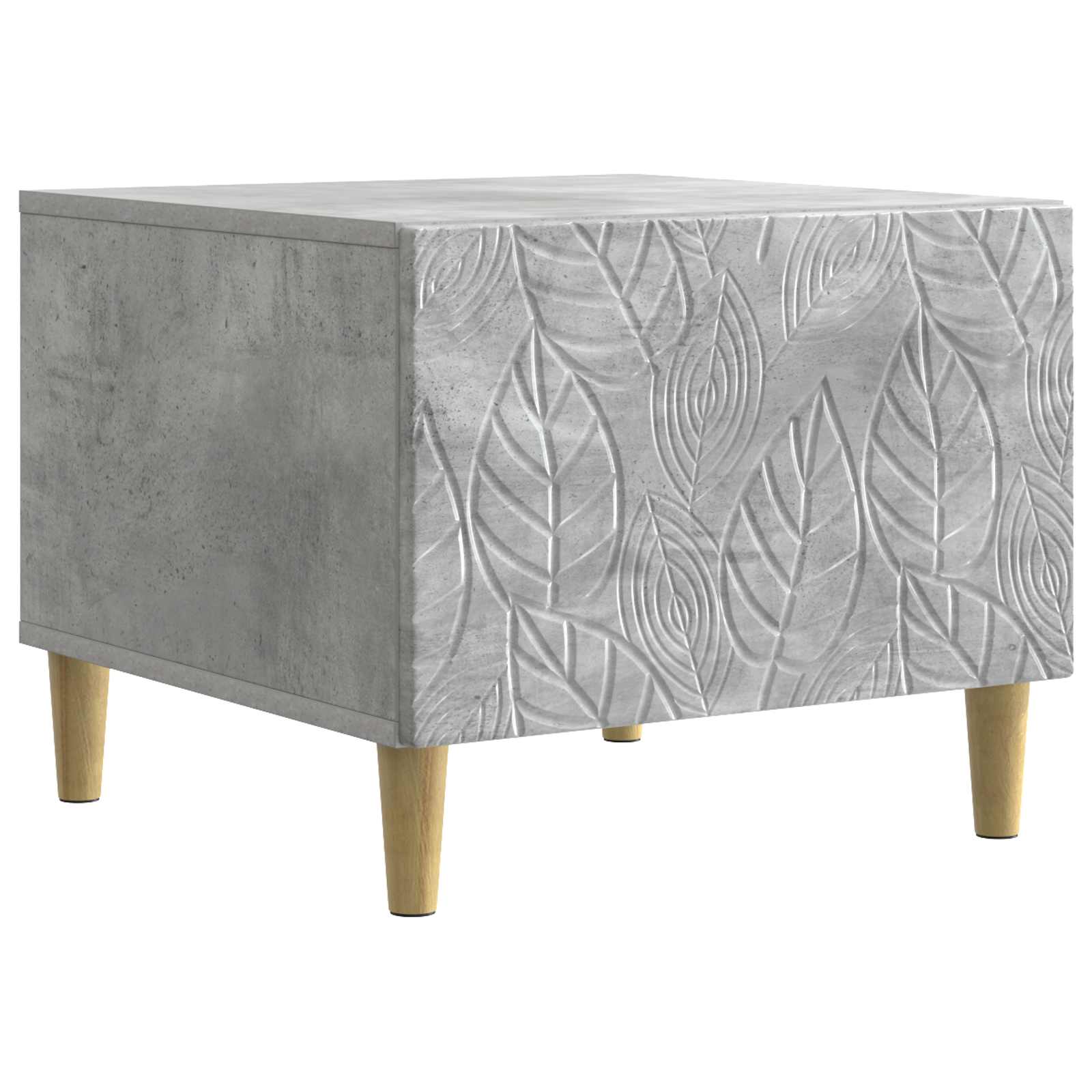 Table basse Gris béton 50 x 49 x 40 cm Bois d'ingénierie - XIOS