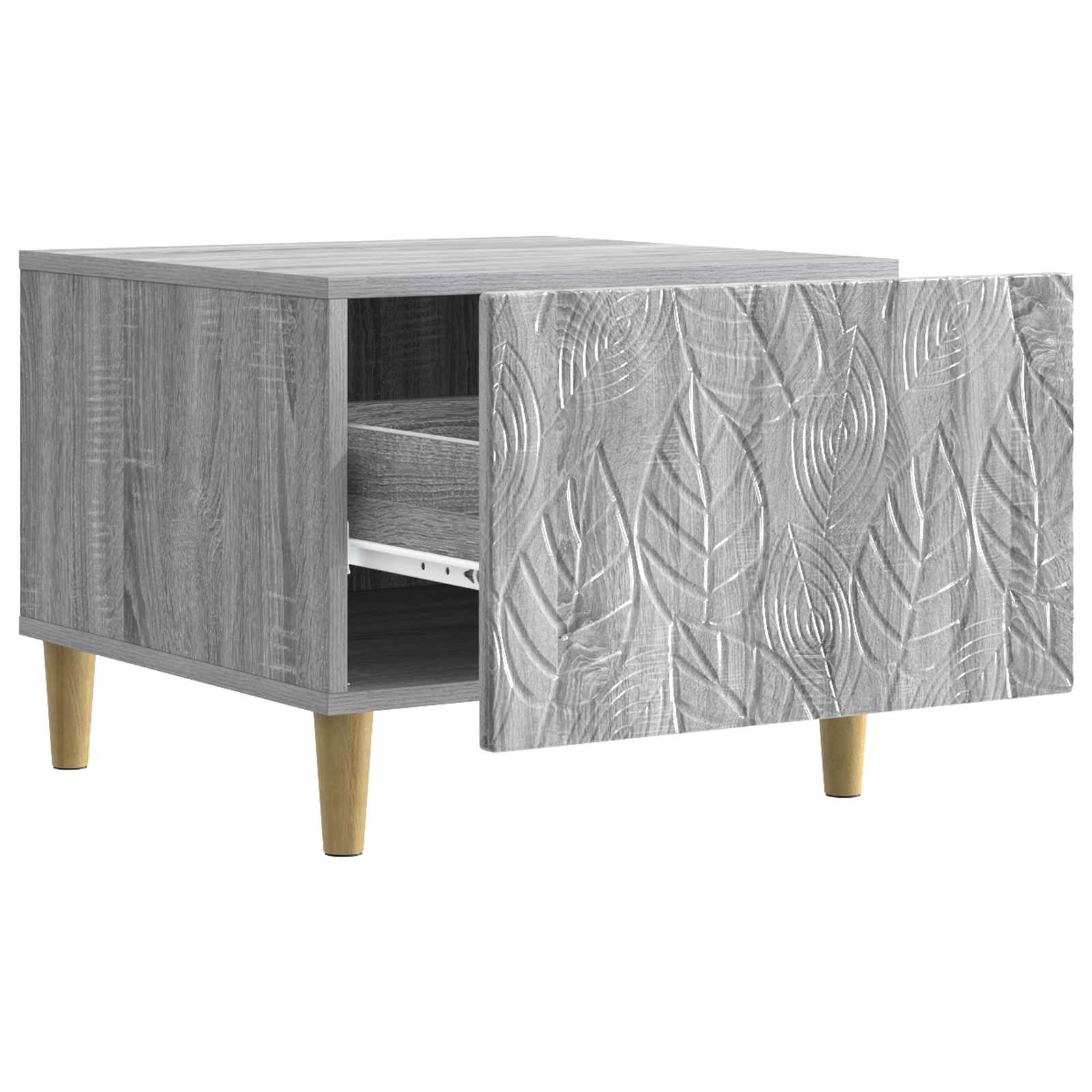 Table basse Sonoma gris 50 x 49 x 40 cm Bois d'ingénierie - XIOS