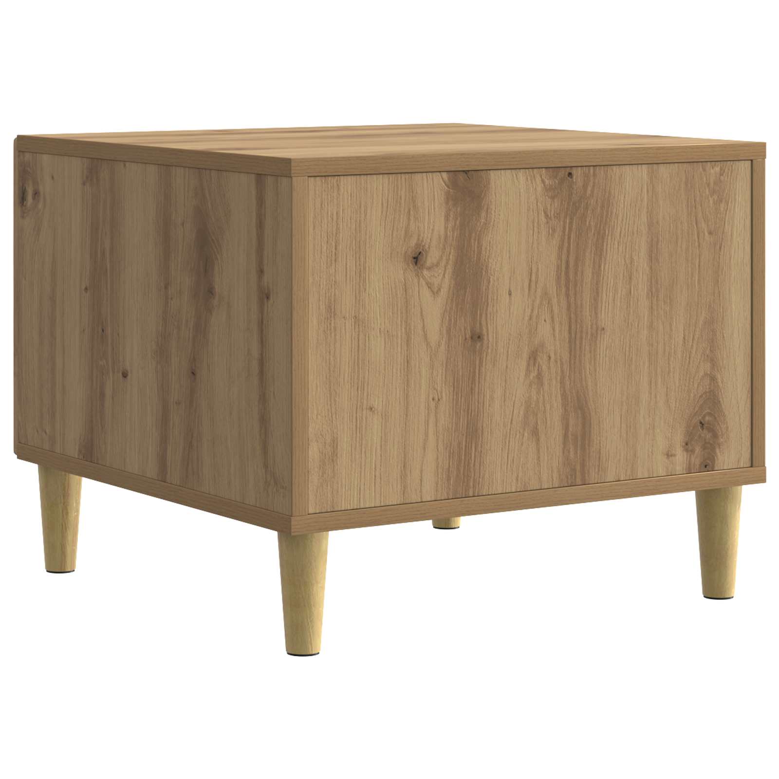 Table basse Chêne artisanal 50 x 49 x 40 cm Bois d'ingénierie - XIOS