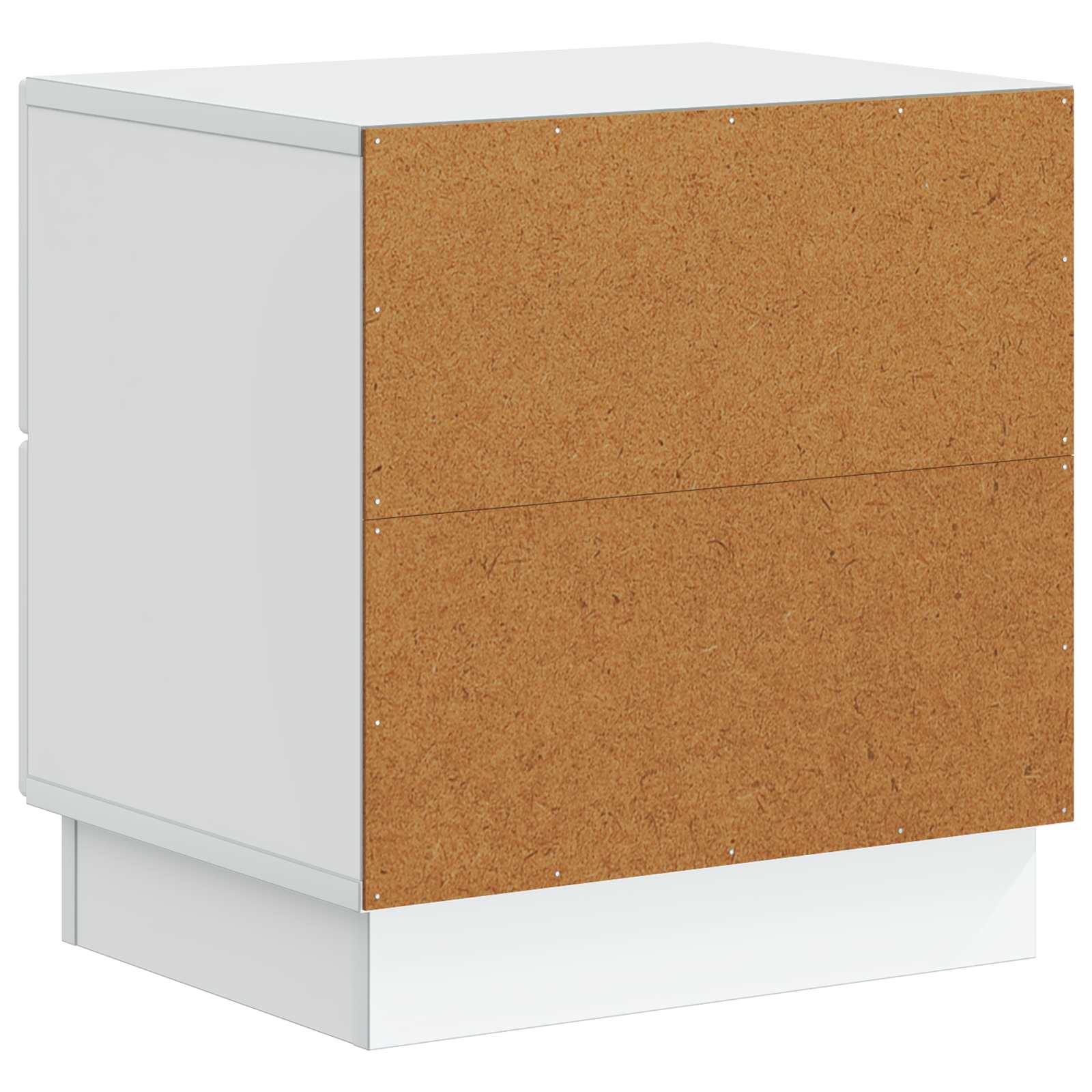 Cabinet de chevet avec tiroir 2 pcs Blanc 43 x 34,5 x 44,5 cm - XIOS