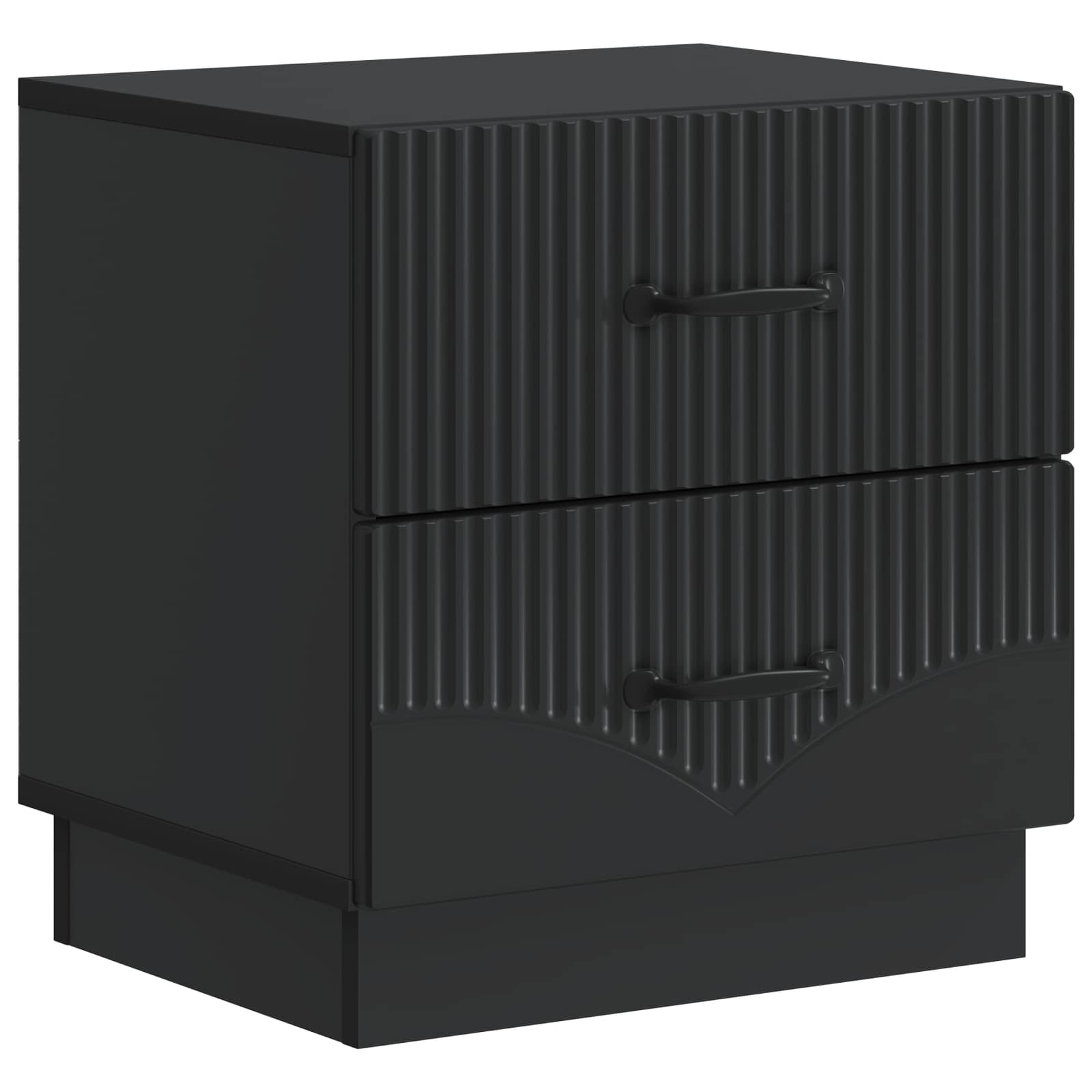 Cabinet de chevet Noir 43 x 34,5 x 44,5 cm Bois d'ingénierie - XIOS